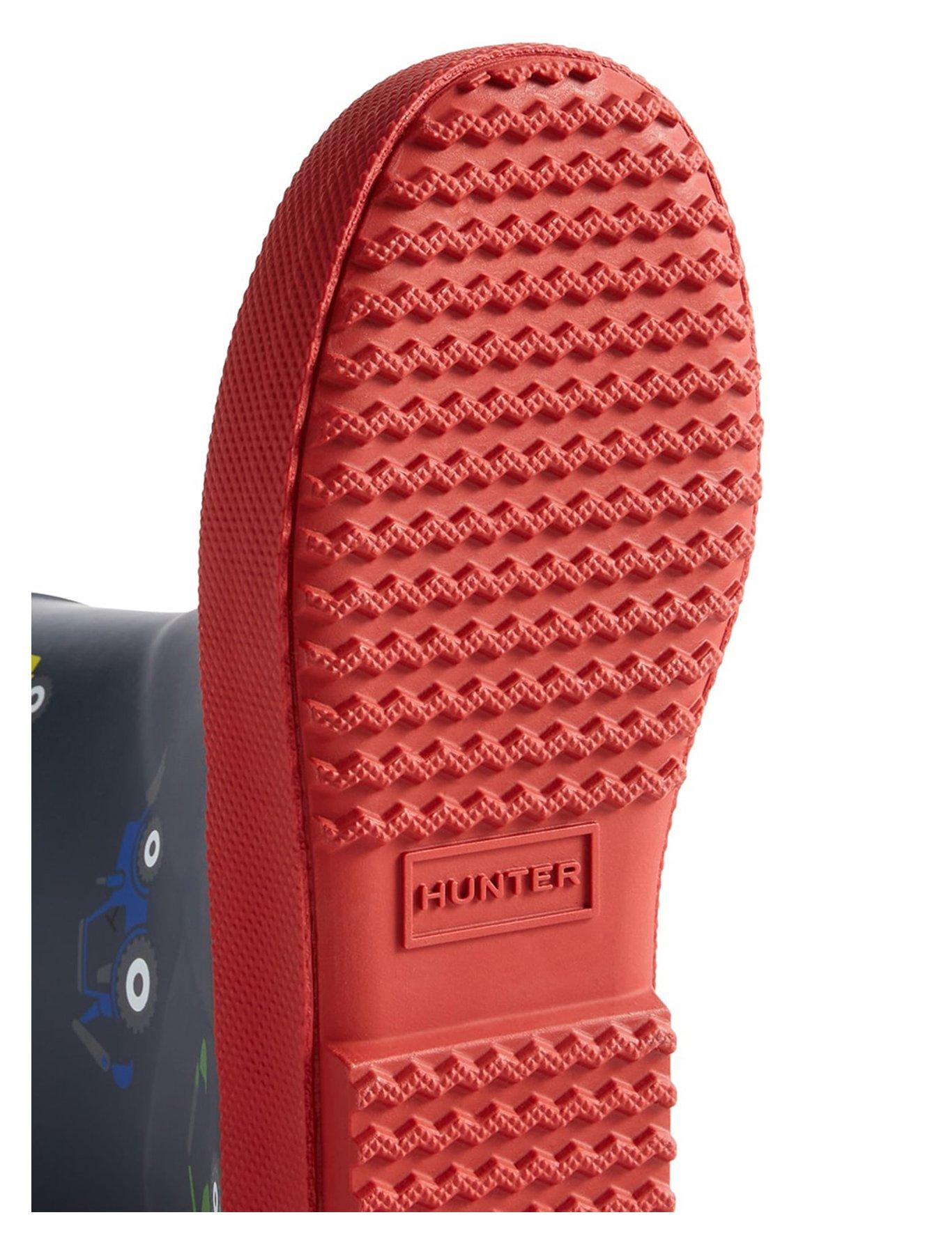 Image 4 of 4 of Hunter Kids First Construction Print Boot - Navy