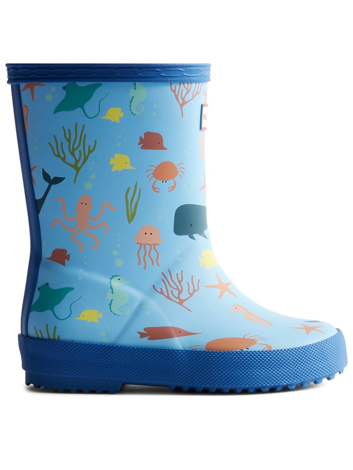 hunter-kids-first-classic-wellington-boot-blie