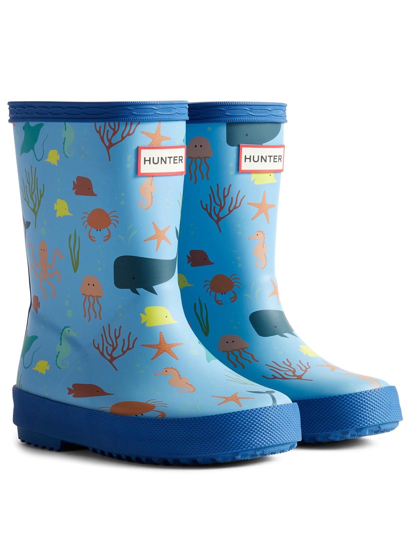 Image 2 of 4 of Hunter Kids First Classic Wellington Boot - Blie