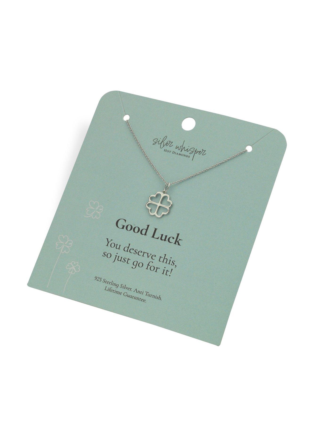 Image 3 of 3 of Silver Whisper Good Luck Pendant