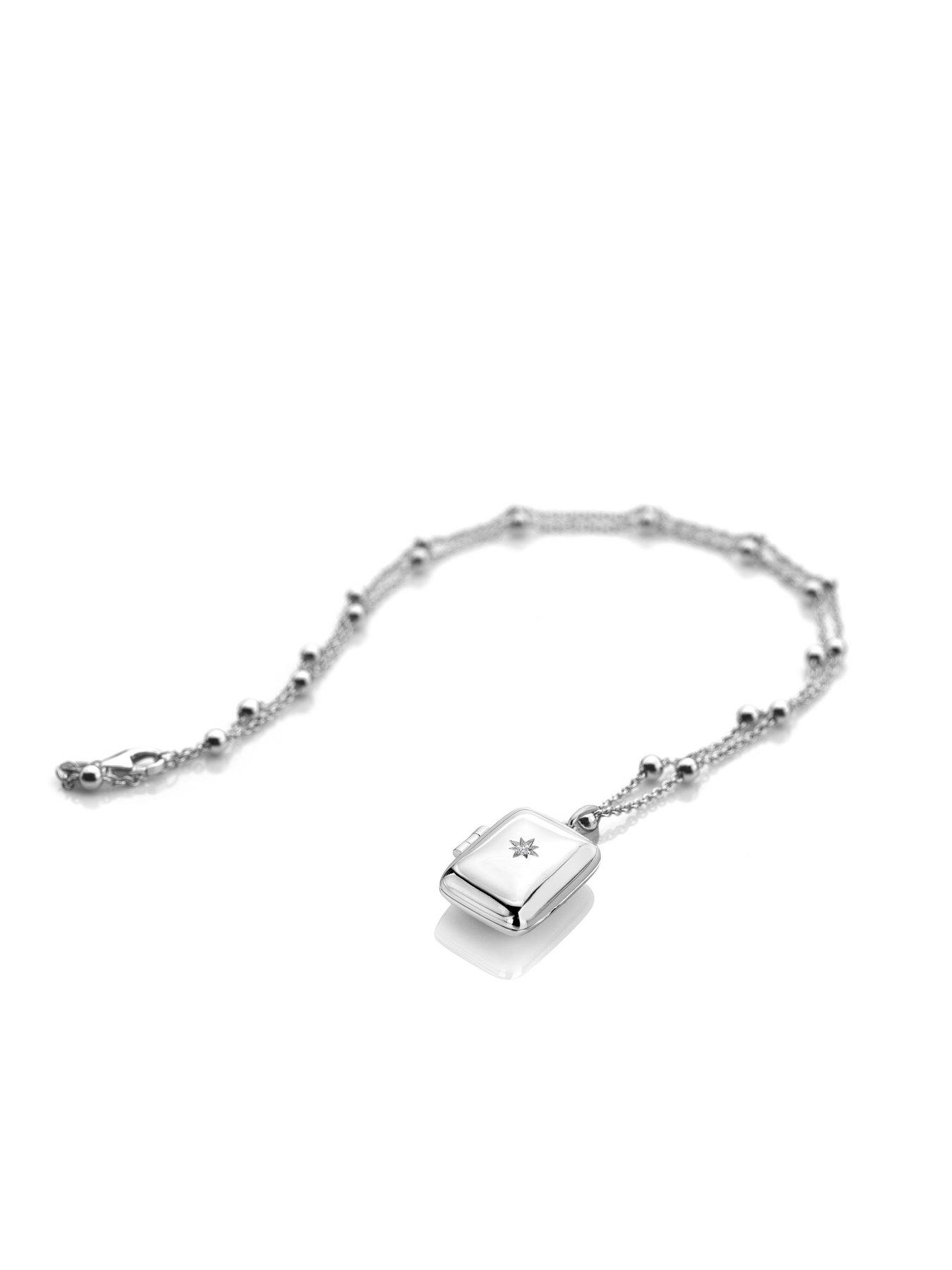 stillFront image of hot-diamonds-rectangle-locket