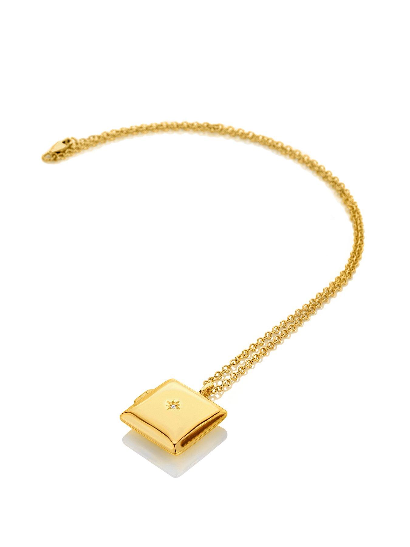  image of hot-diamonds-square-locket-ygp