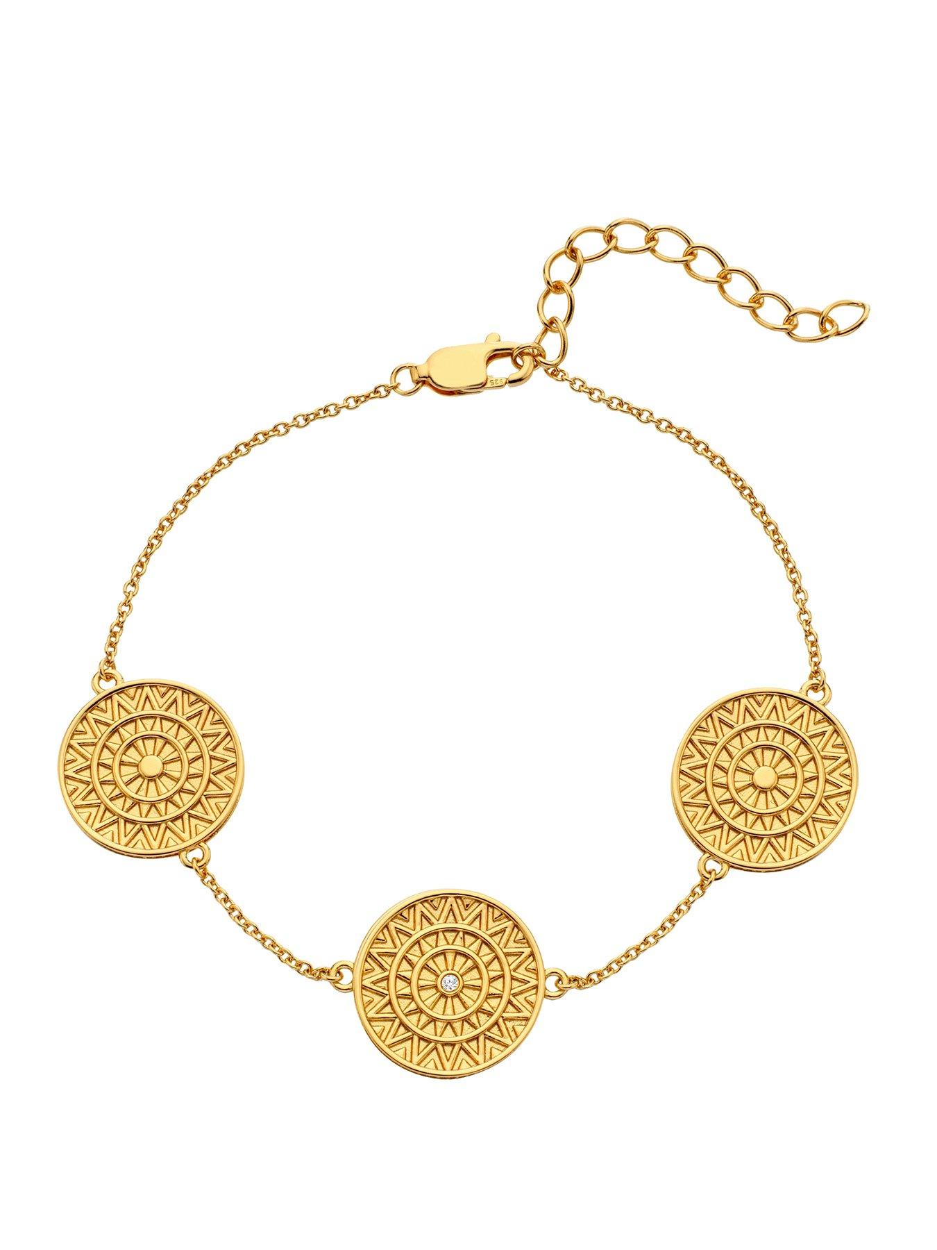 front image of hot-diamonds-ornate-bracelet-ygp