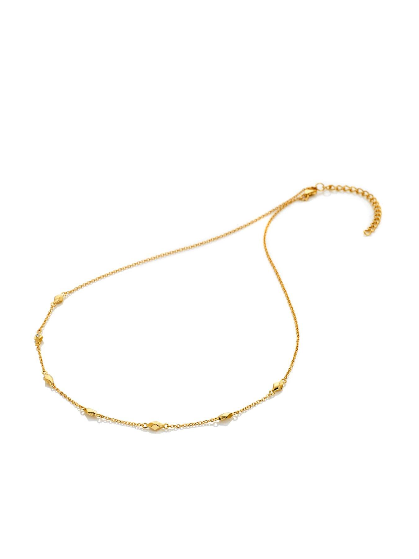  image of hot-diamonds-diamond-pattern-necklace-ygp