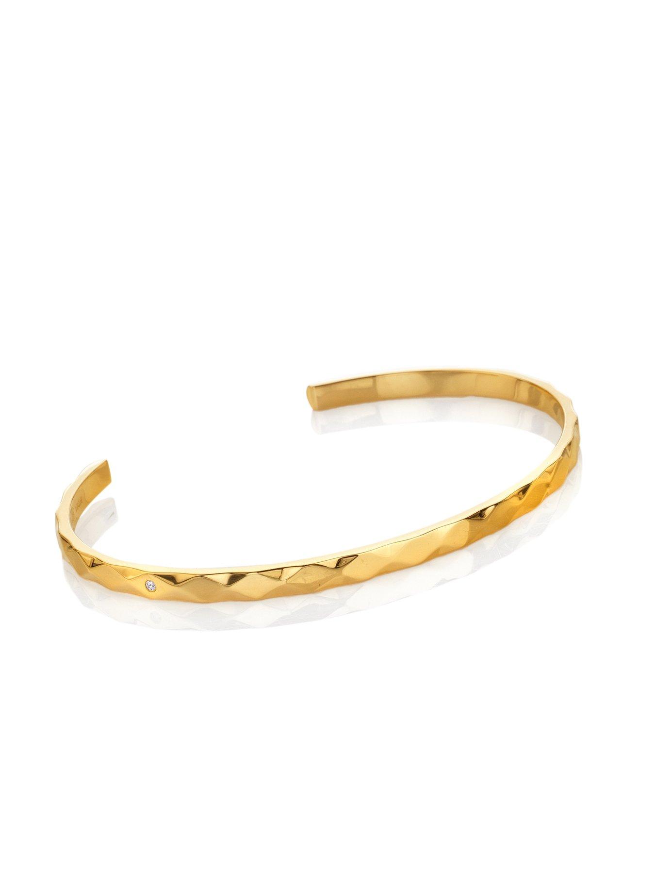 stillFront image of hot-diamonds-diamond-pattern-bangle-ygp