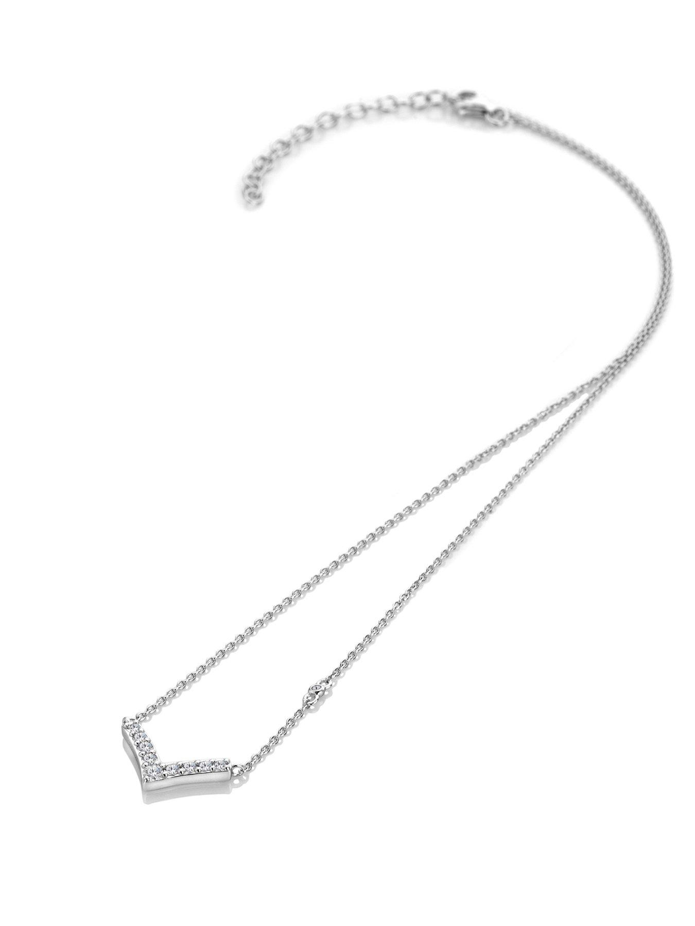 image of hot-diamonds-fine-v-necklace