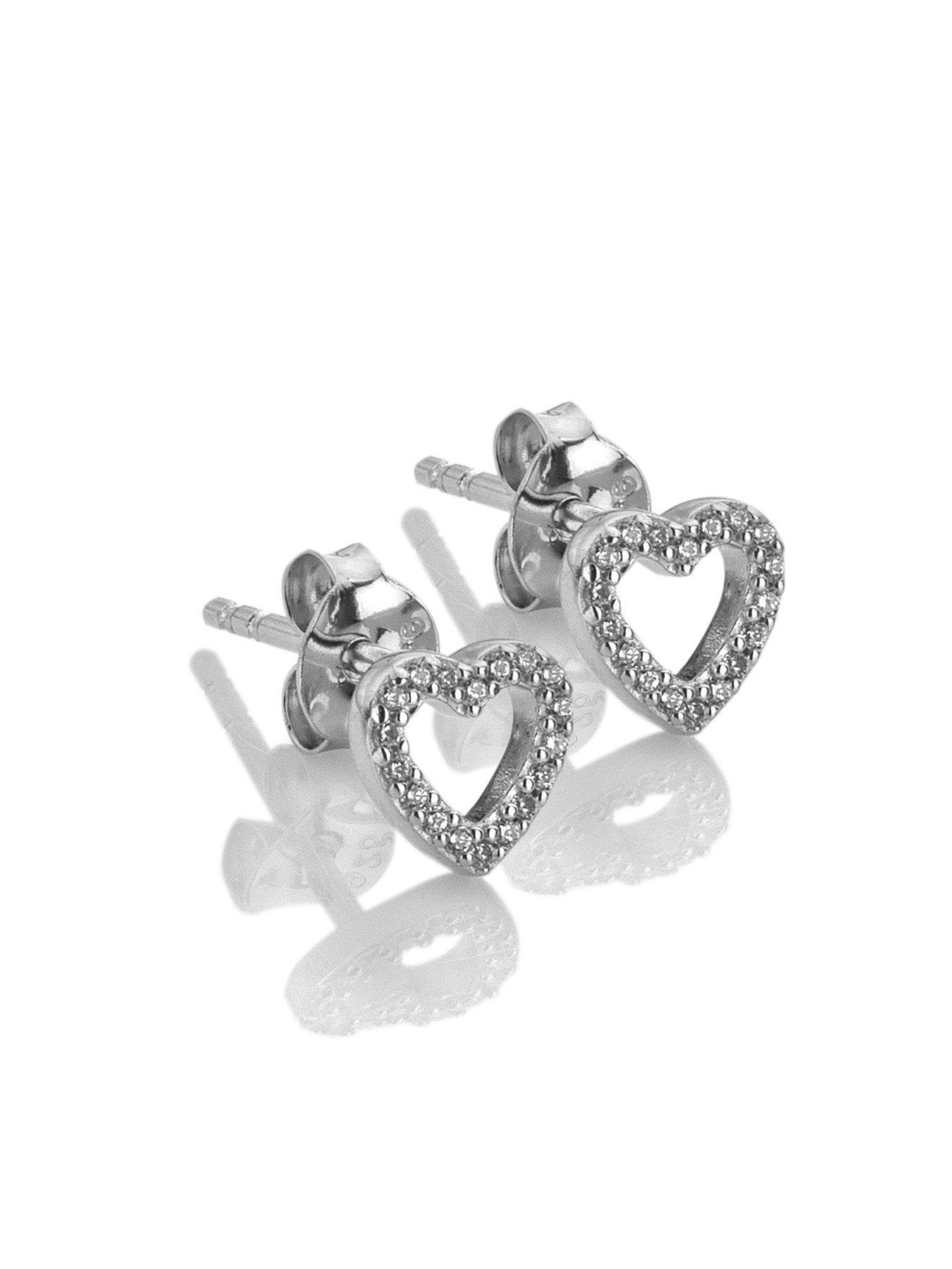 stillFront image of silver-whisper-happy-birthday-earrings