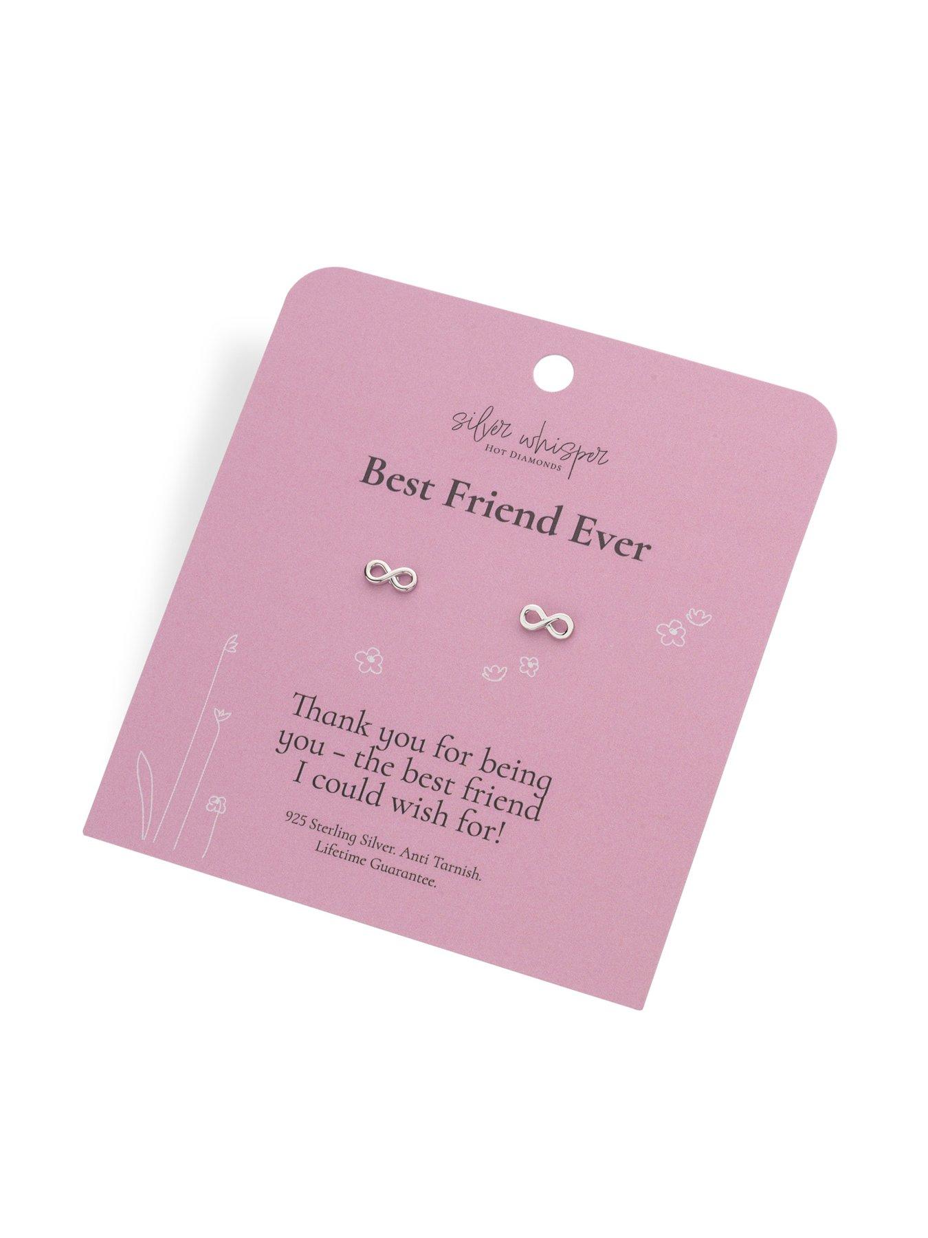  image of silver-whisper-best-friend-ever-earrings