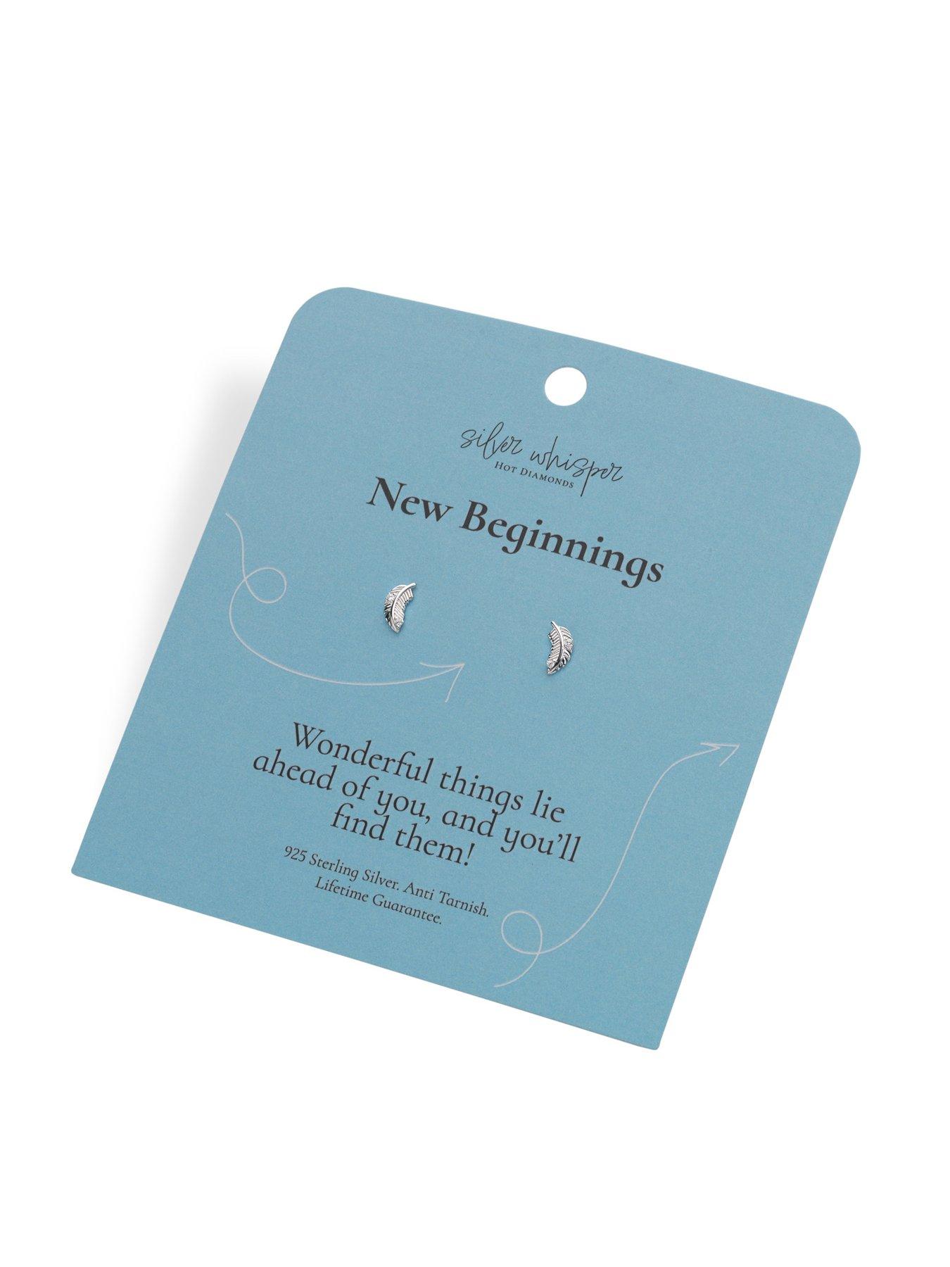 Image 3 of 3 of Silver Whisper New Beginnings Earrings