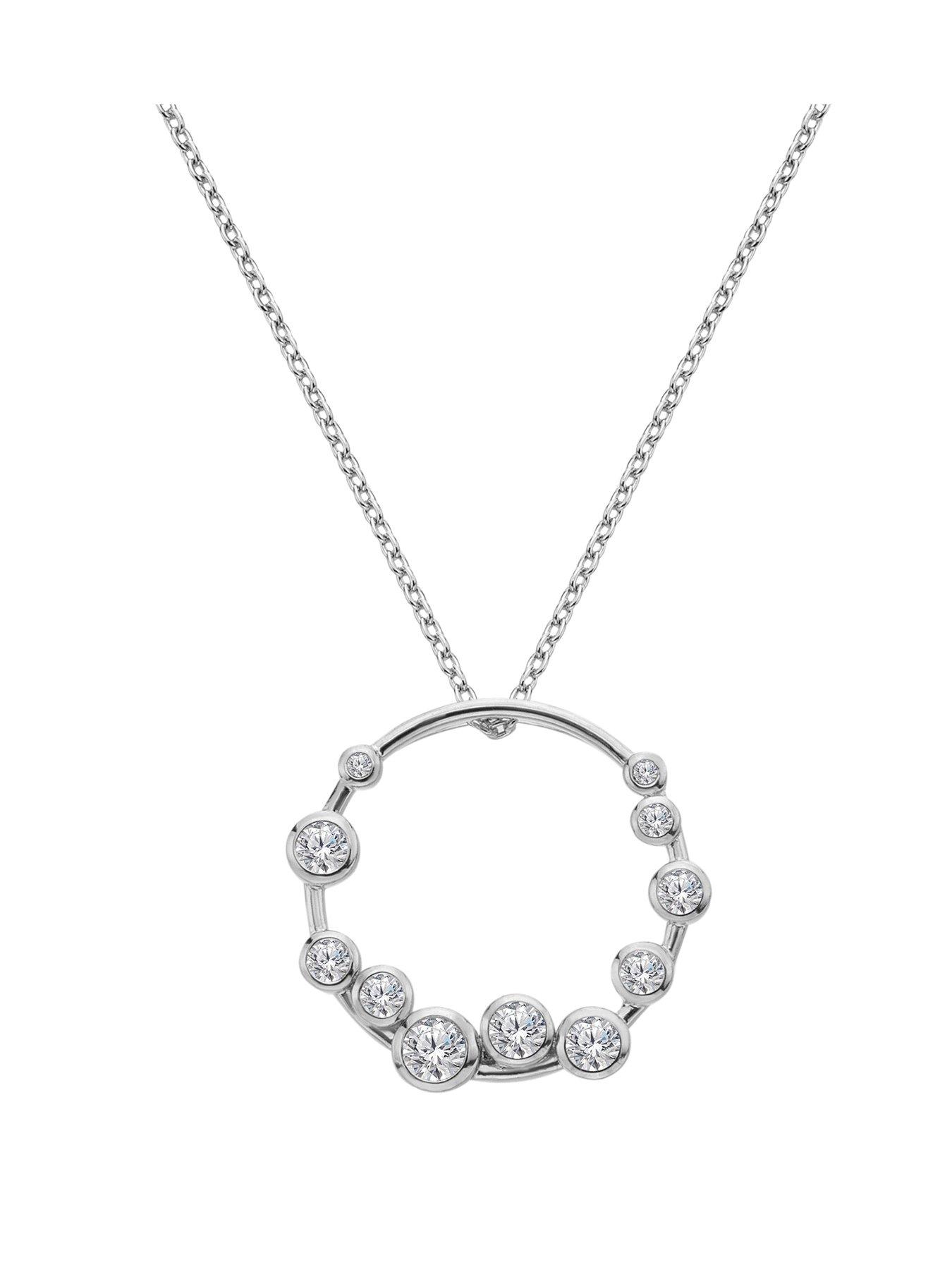 front image of hot-diamonds-tender-wreath-pendant