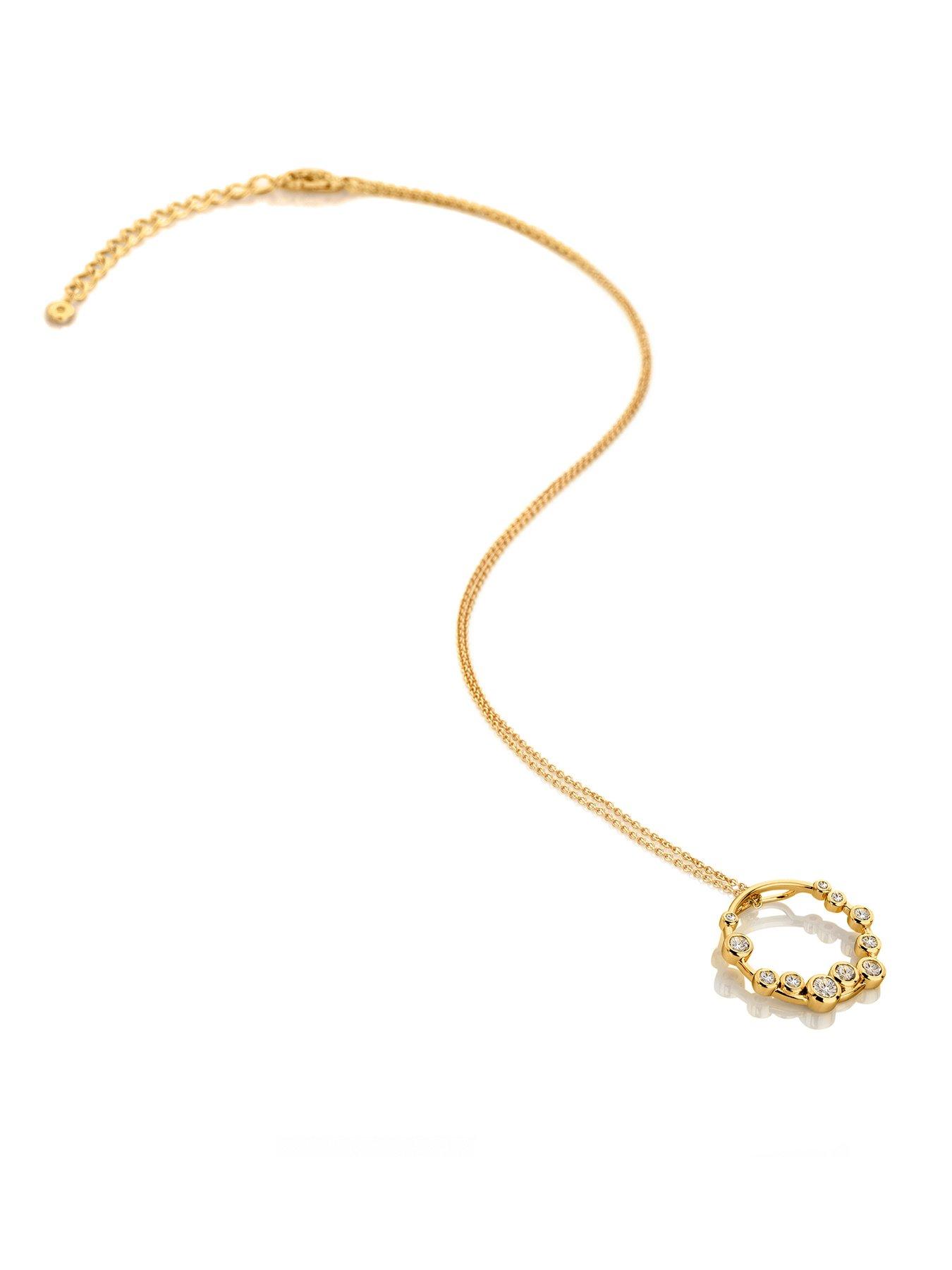 Image 2 of 3 of Hot Diamonds Tender Wreath Pendant - YGP