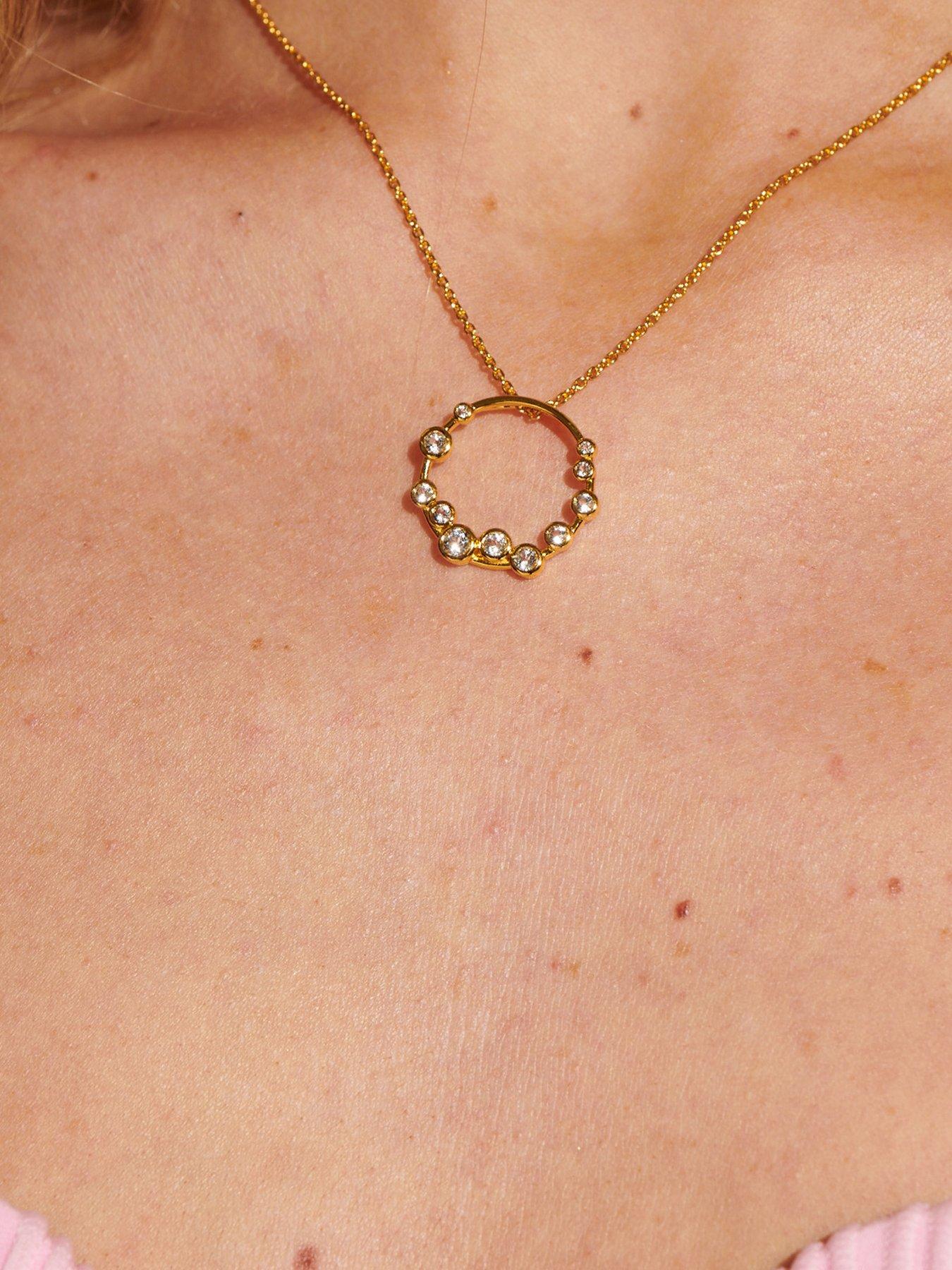 Image 3 of 3 of Hot Diamonds Tender Wreath Pendant - YGP