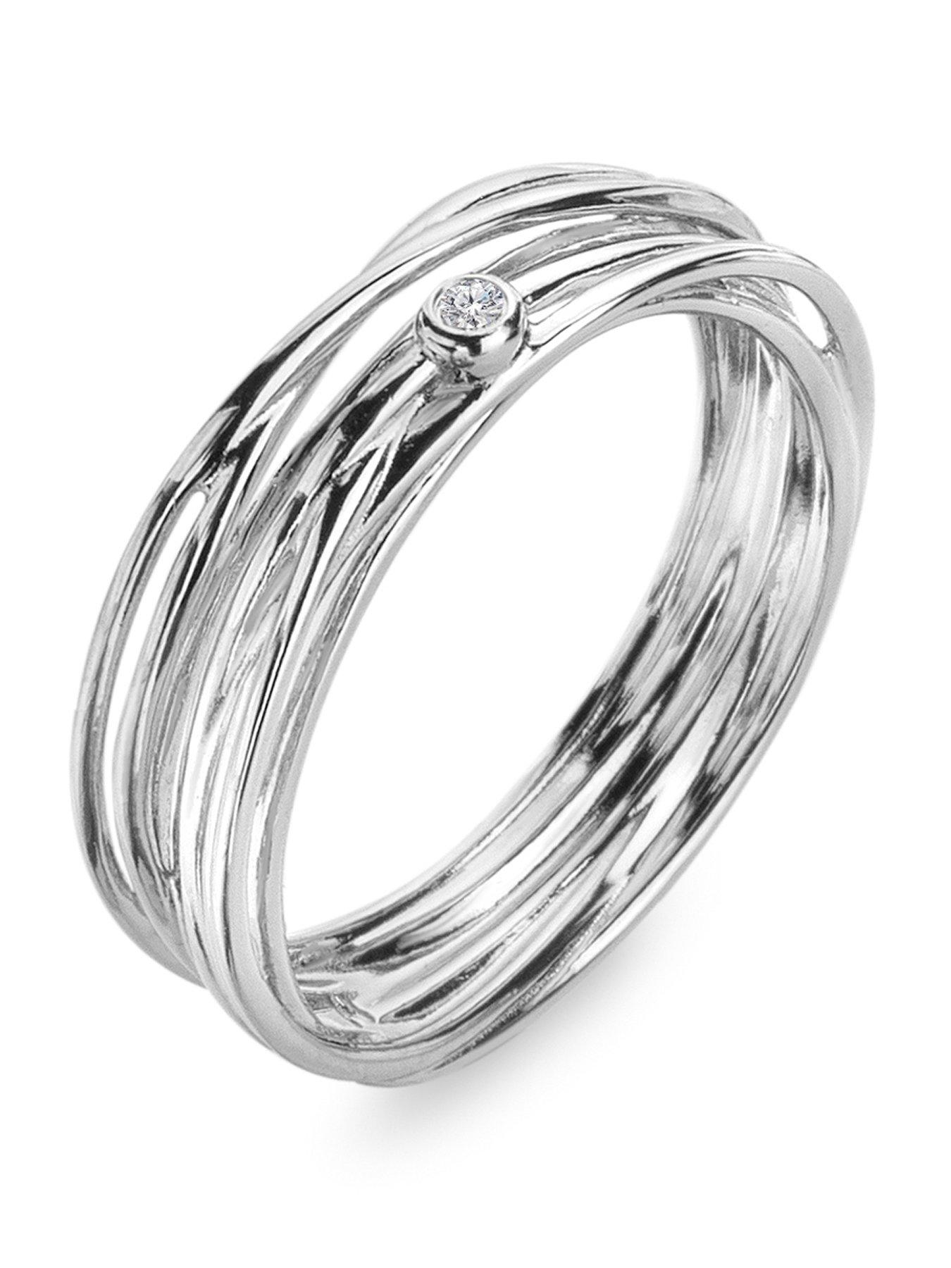 Hot Diamonds String Ring