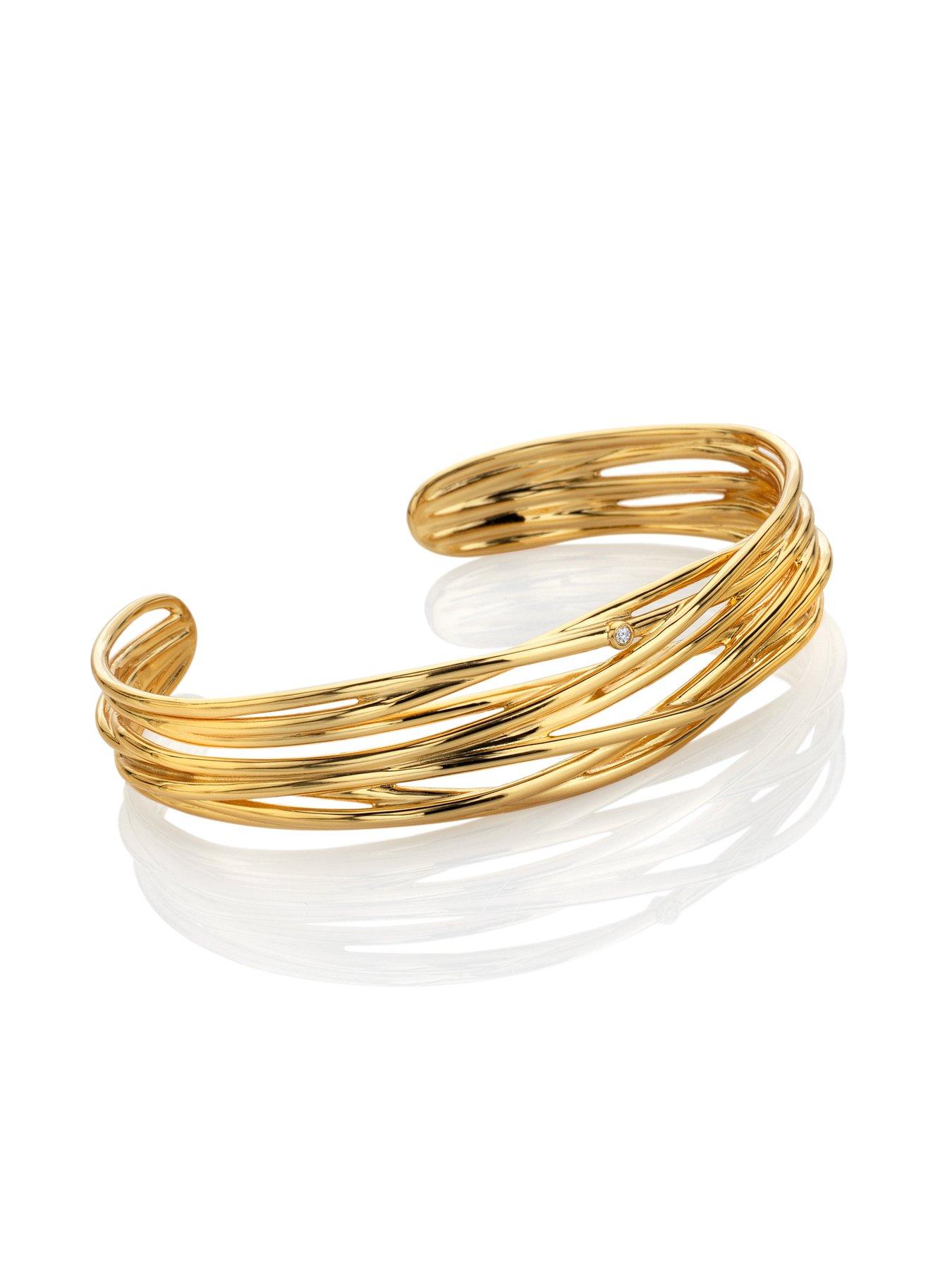 Image 2 of 3 of Hot Diamonds String Bangle - YGP