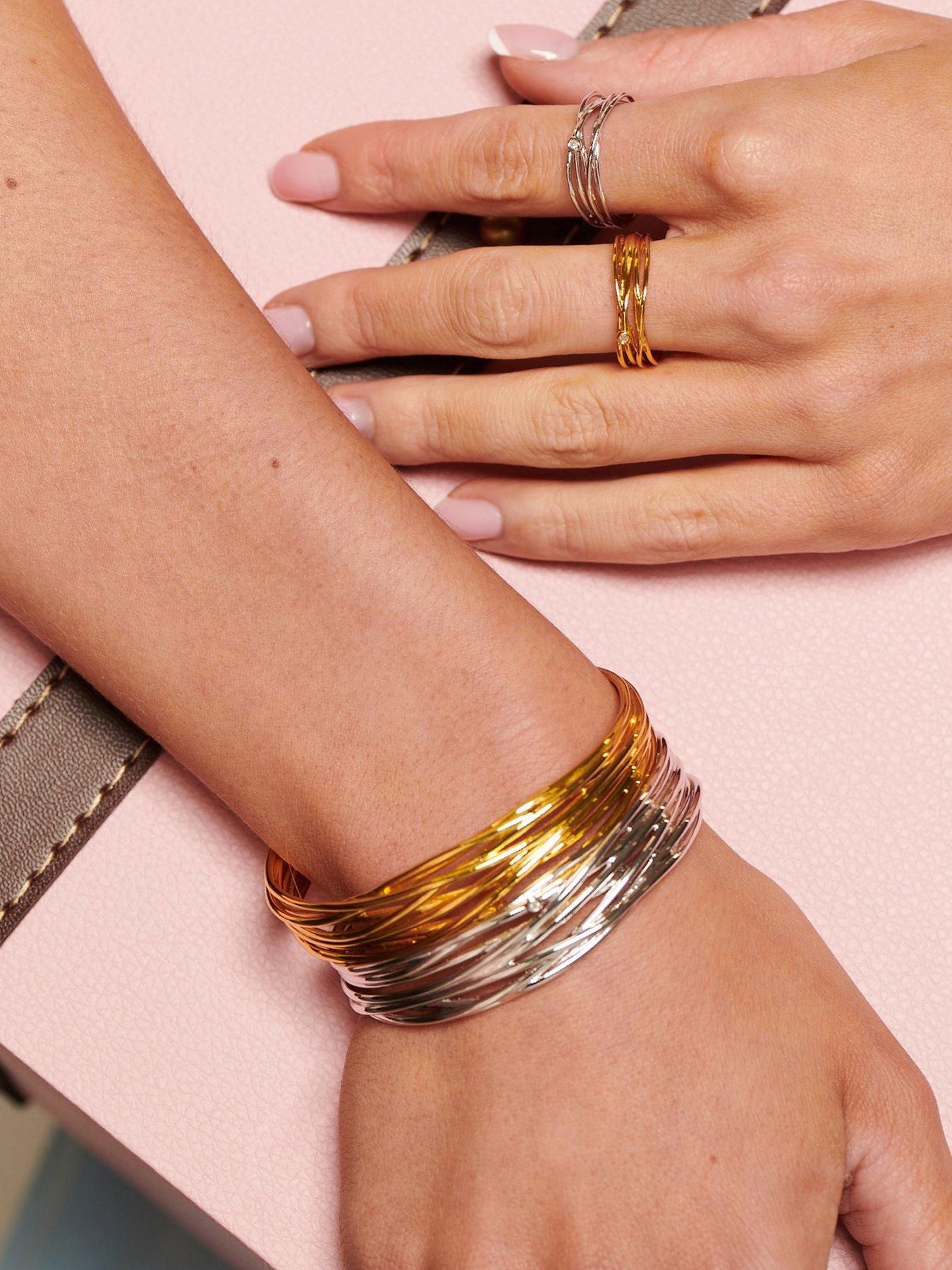 Image 3 of 3 of Hot Diamonds String Ring - YGP