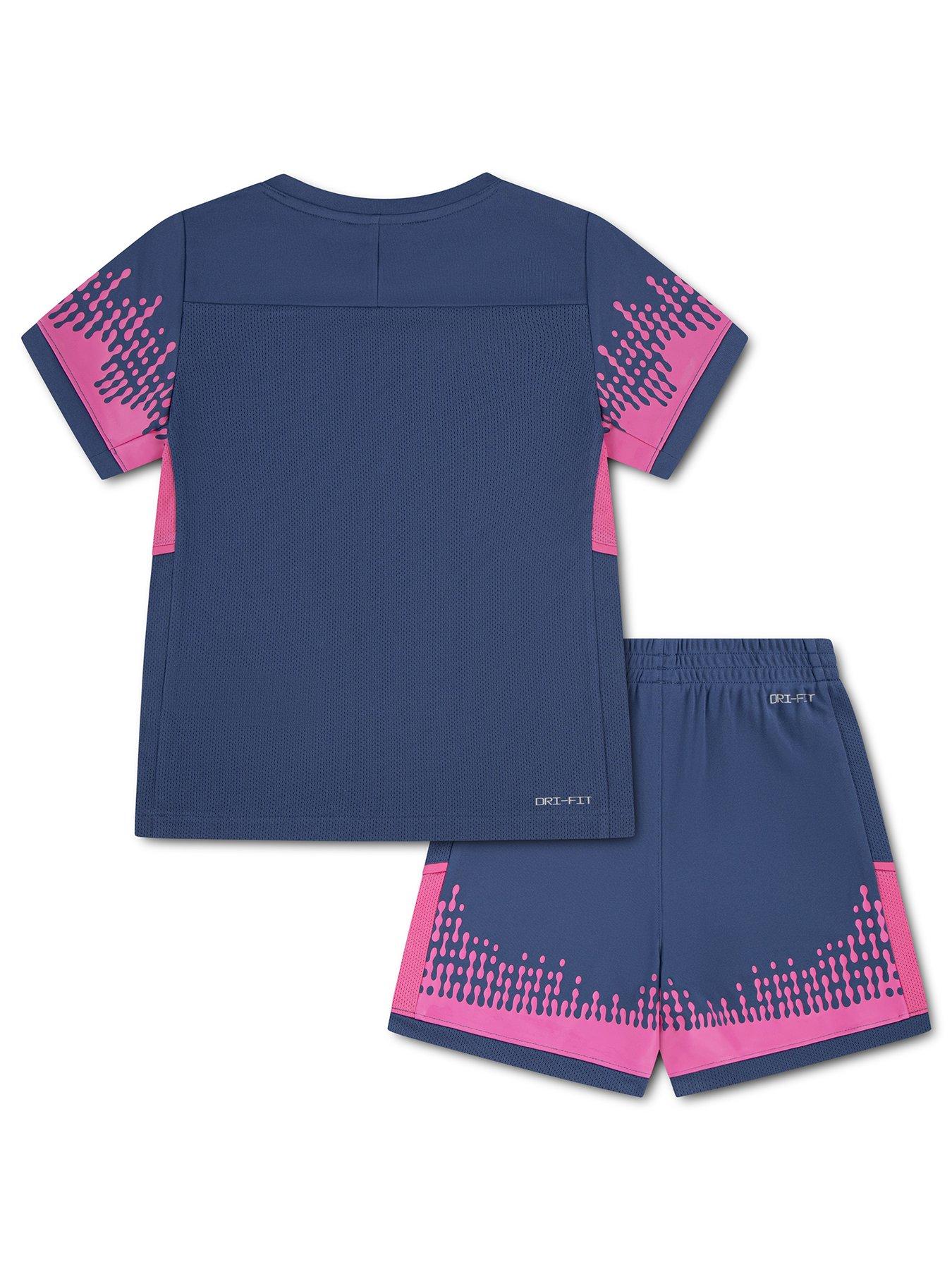Image 2 of 5 of Nike Boys Kylian Mbapp&eacute; Ascd25 T-Shirt and Shorts Set - Navy