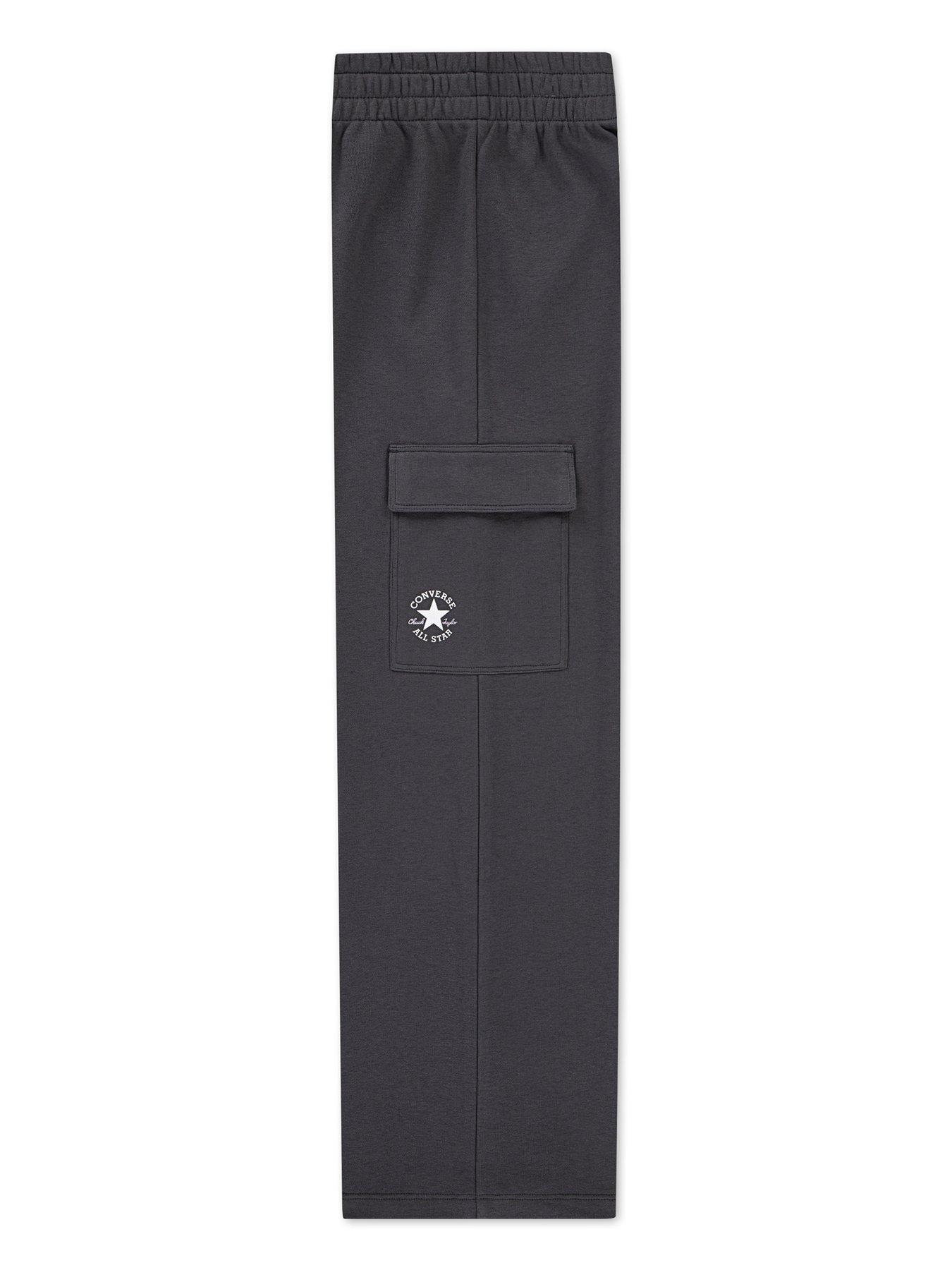Image 3 of 5 of Converse Girls Hoodie And Cargo Pant Set - Black
