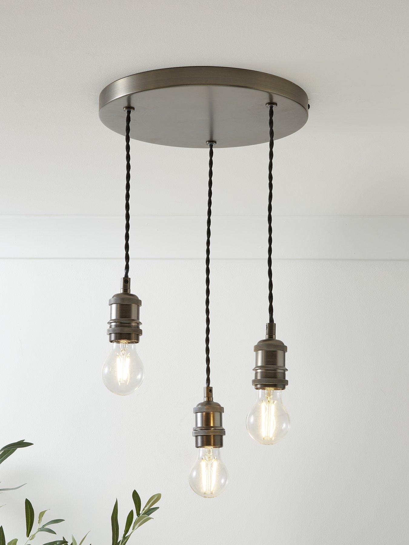 Image 1 of 6 of The Very Collection Cinder 3 Light Cluster