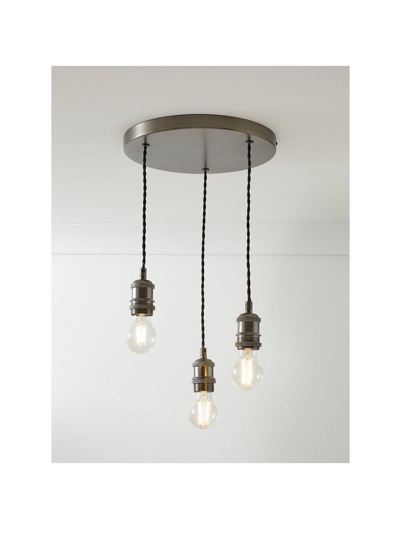 Image 2 of 6 of The Very Collection Cinder 3 Light Cluster