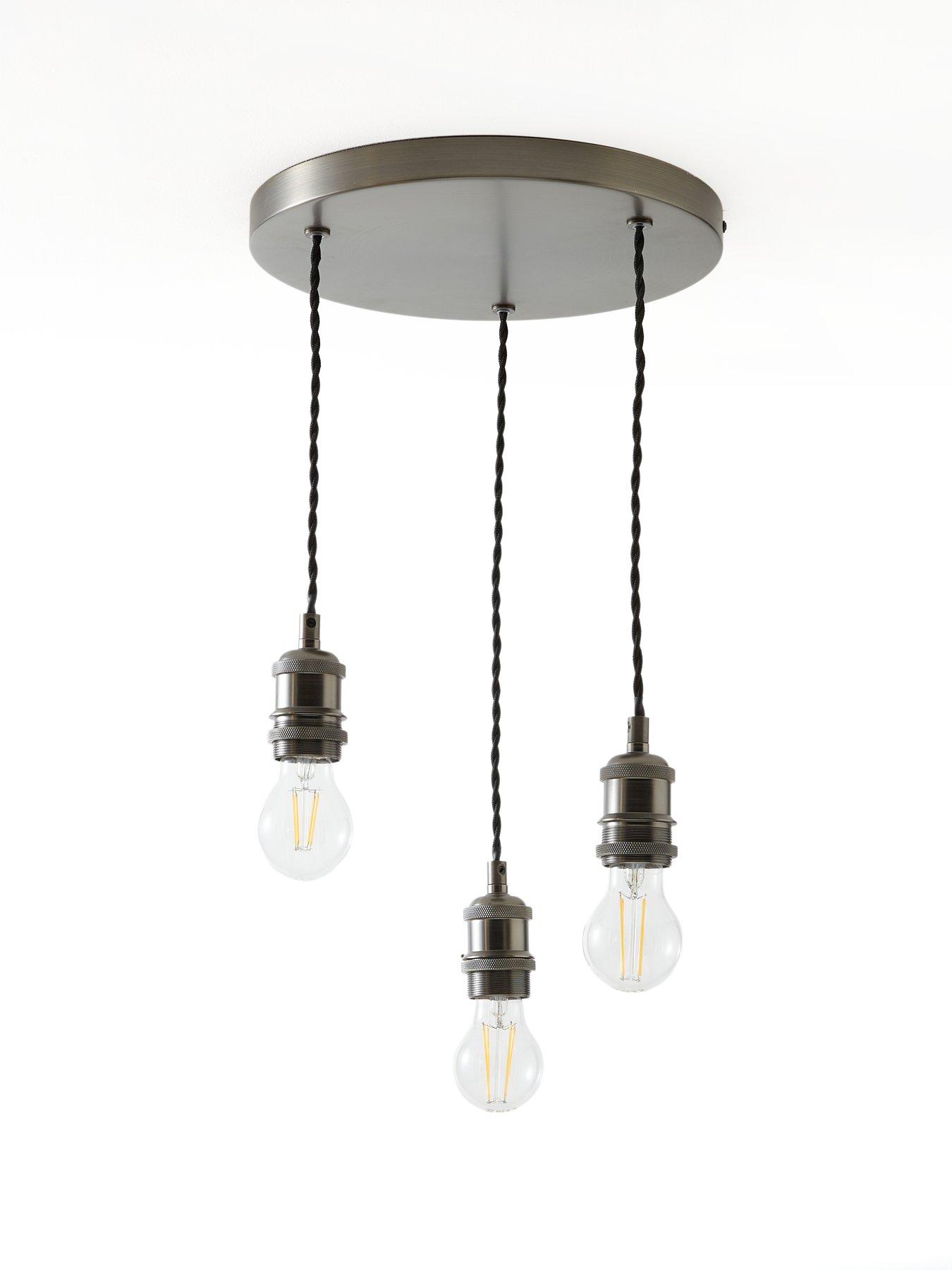Image 3 of 6 of The Very Collection Cinder 3 Light Cluster