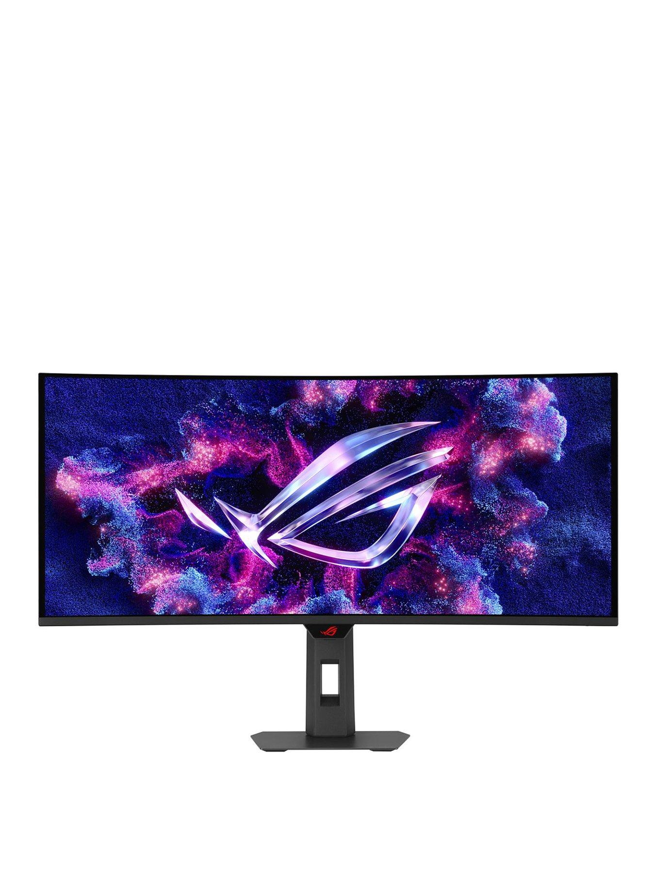 Image 1 of 7 of Asus ROG Strix XG34WCDG 34" Curved Gaming Monitor - 3440x1440 - 175Hz - QD OLED - Black