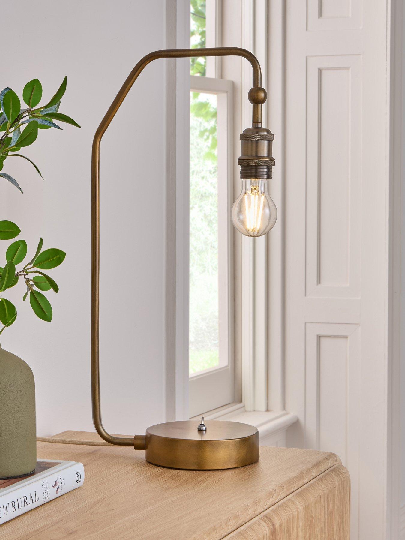 The Very Collection Cinder Table Lamp - Antique Brass