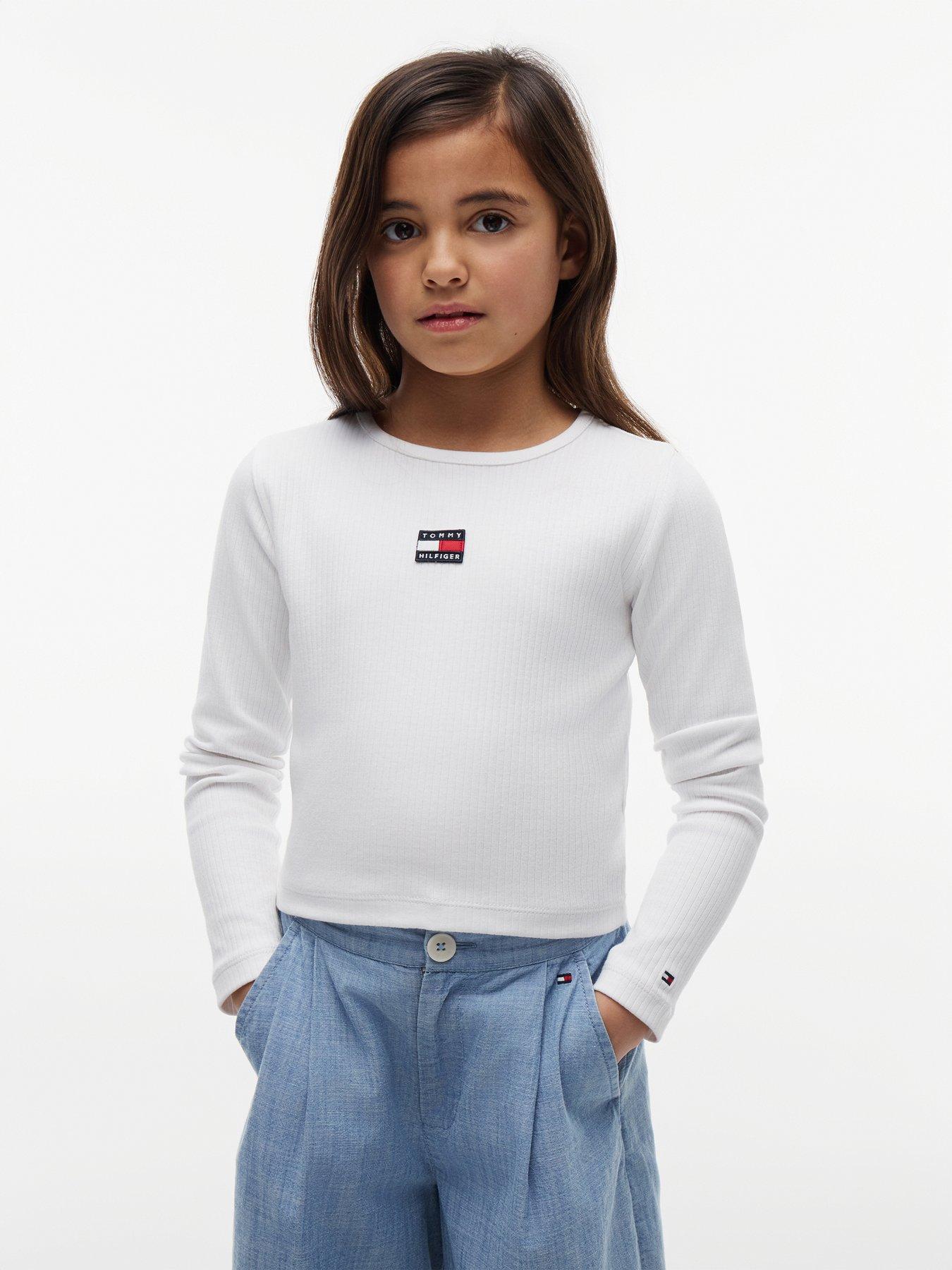 Tommy Hilfiger Heritage Extra Slim Long Sleeve T-Shirt - Off White