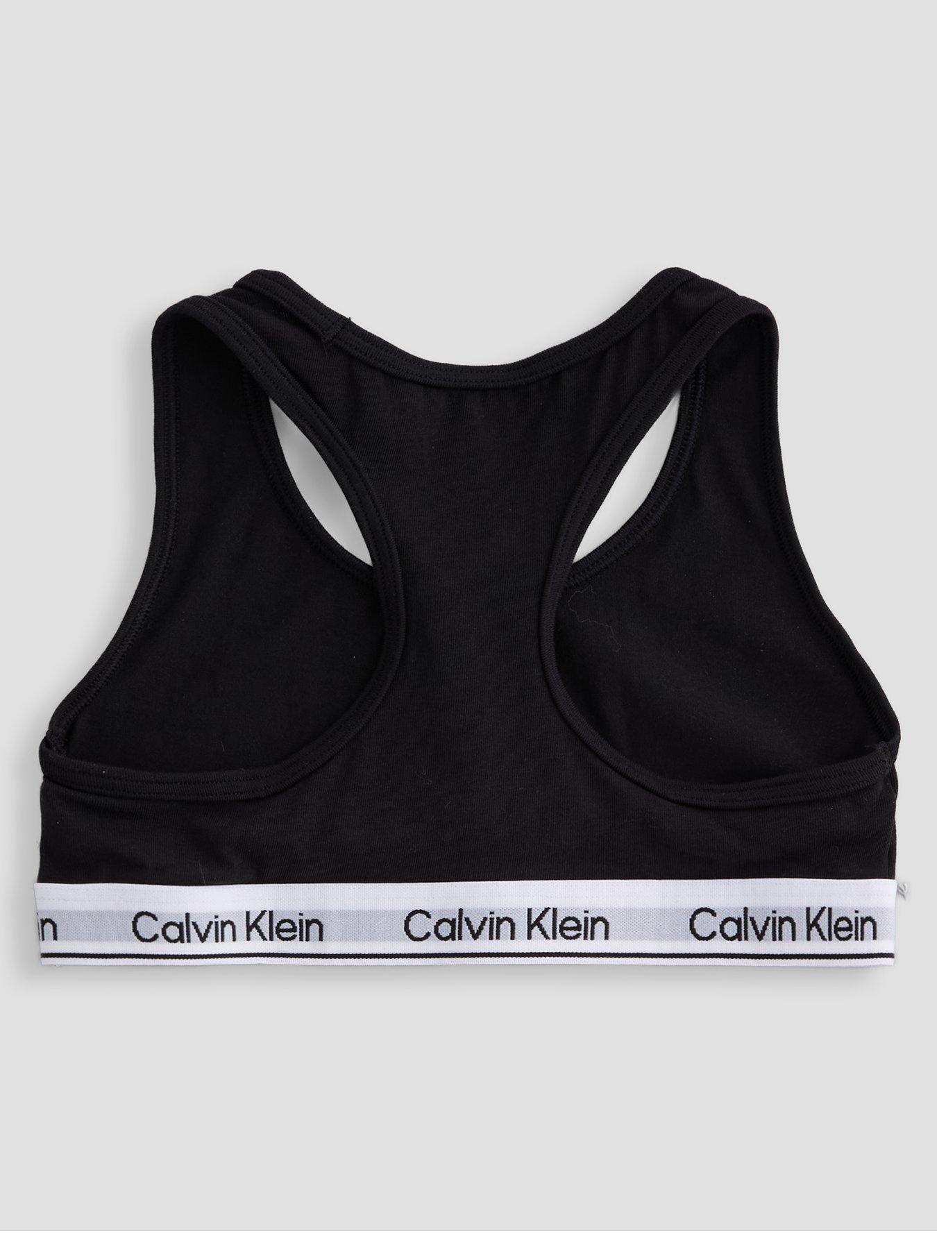 Image 3 of 4 of Calvin Klein Girls 2 Pack Modern Cotton Bralettes - Multi