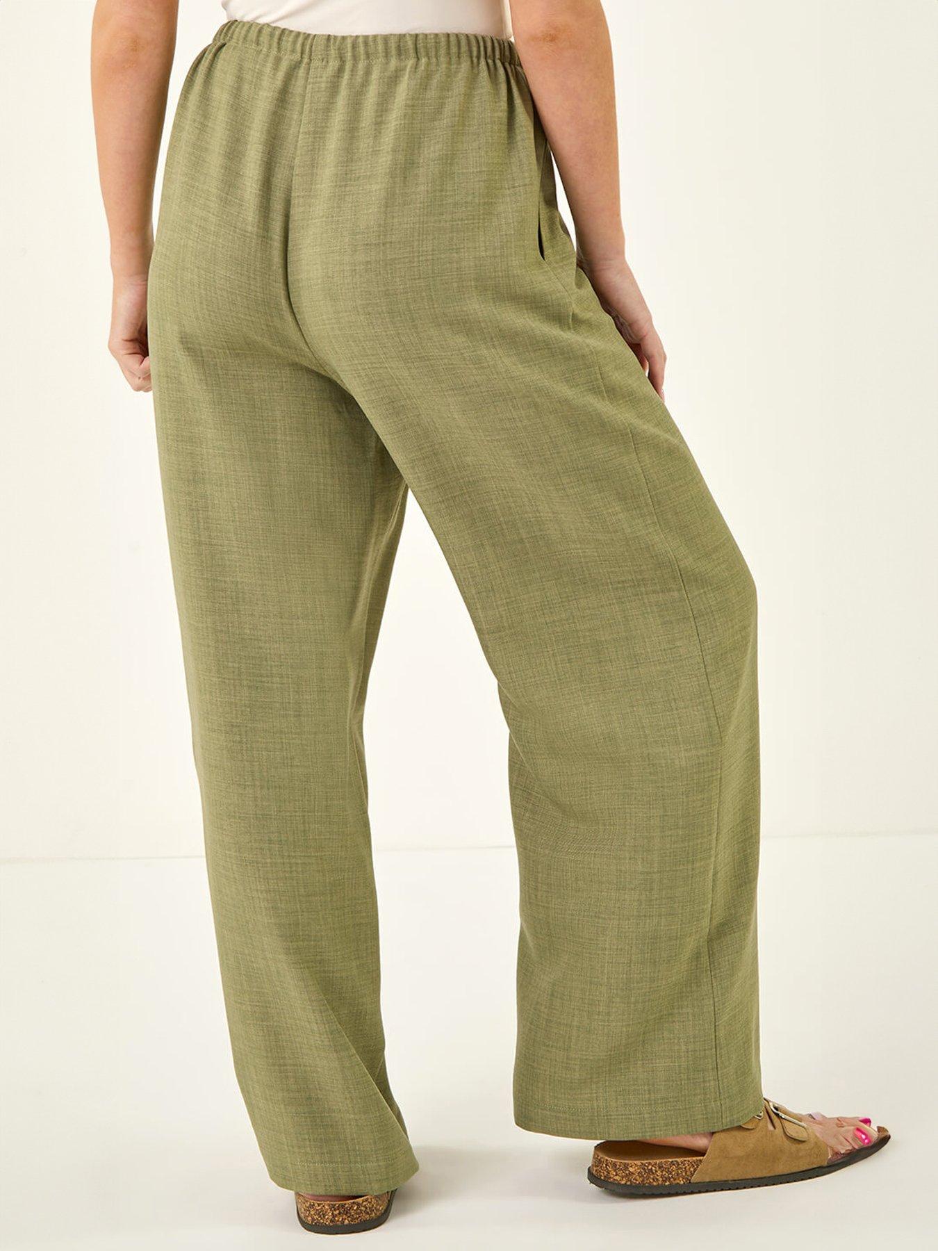  image of roman-petite-pull-on-woven-trouser