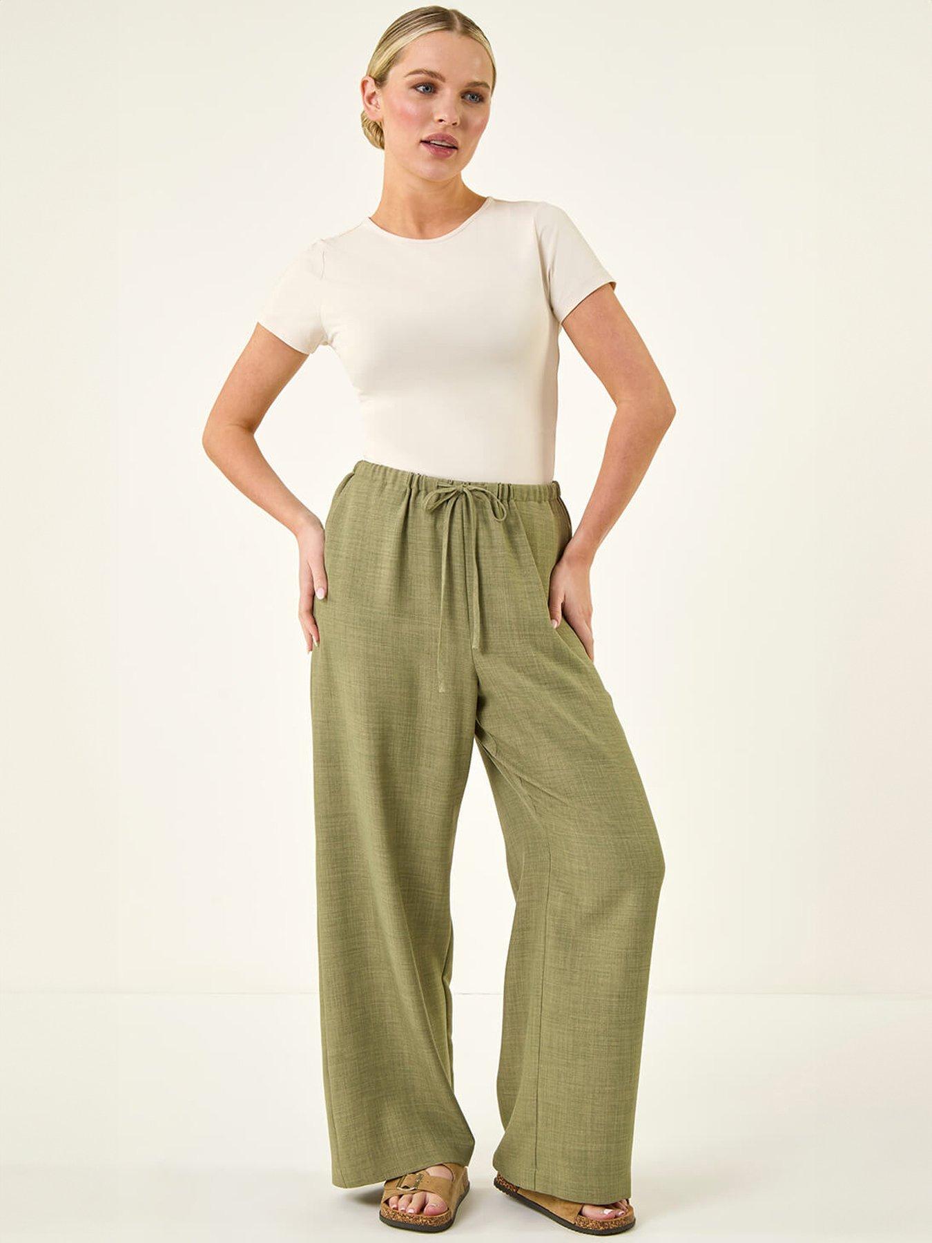  image of roman-petite-pull-on-woven-trouser