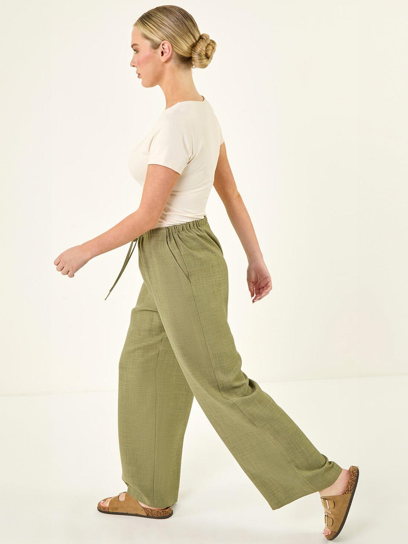  image of roman-petite-pull-on-woven-trouser