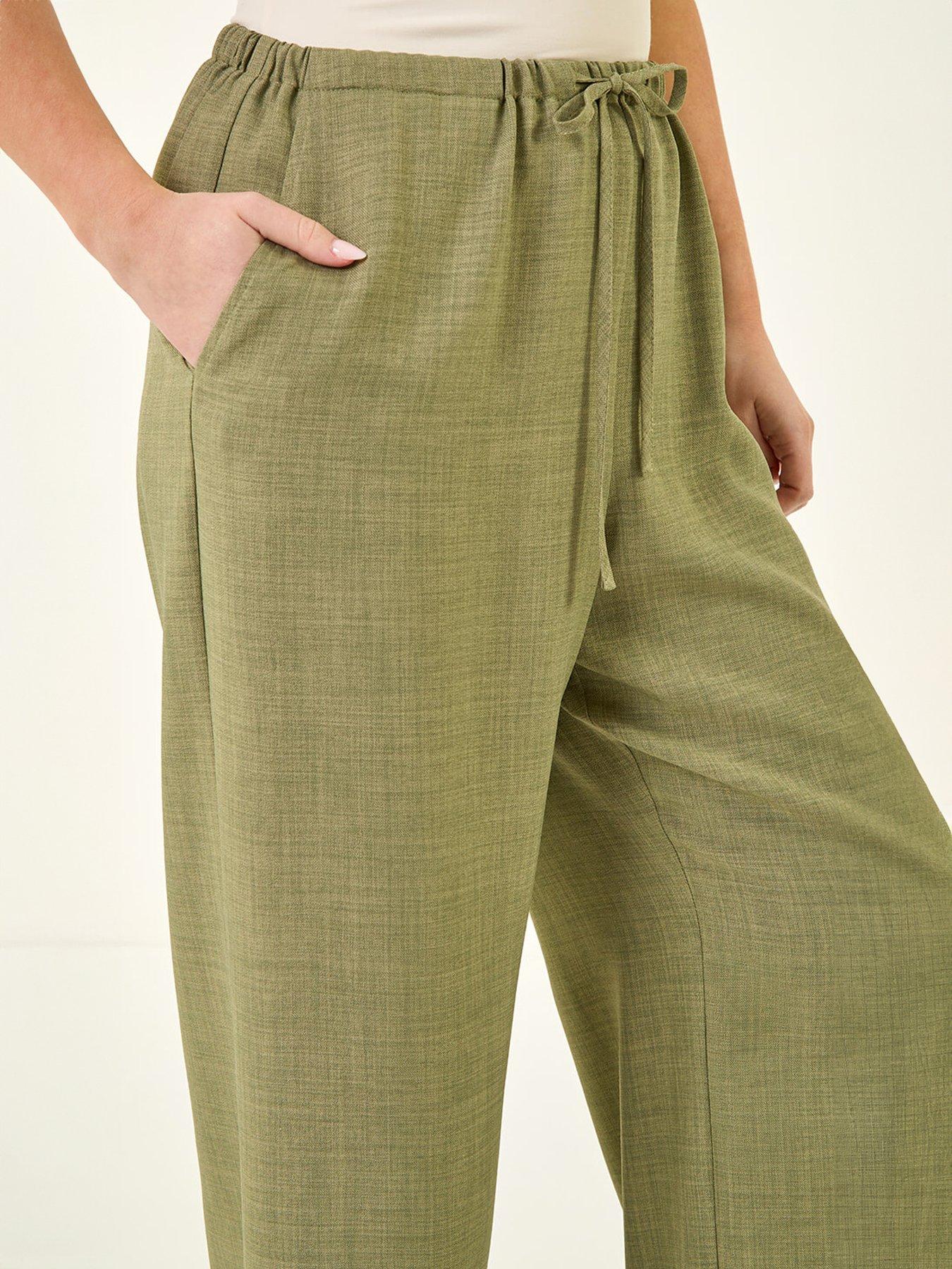  image of roman-petite-pull-on-woven-trouser