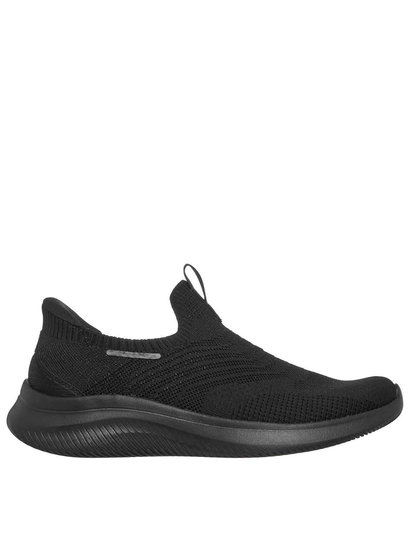 Image 1 of 6 of Skechers Ultra Flex 4.0 Pure Dream Engineered Ultra Stretch Knit Slip-ins - Black