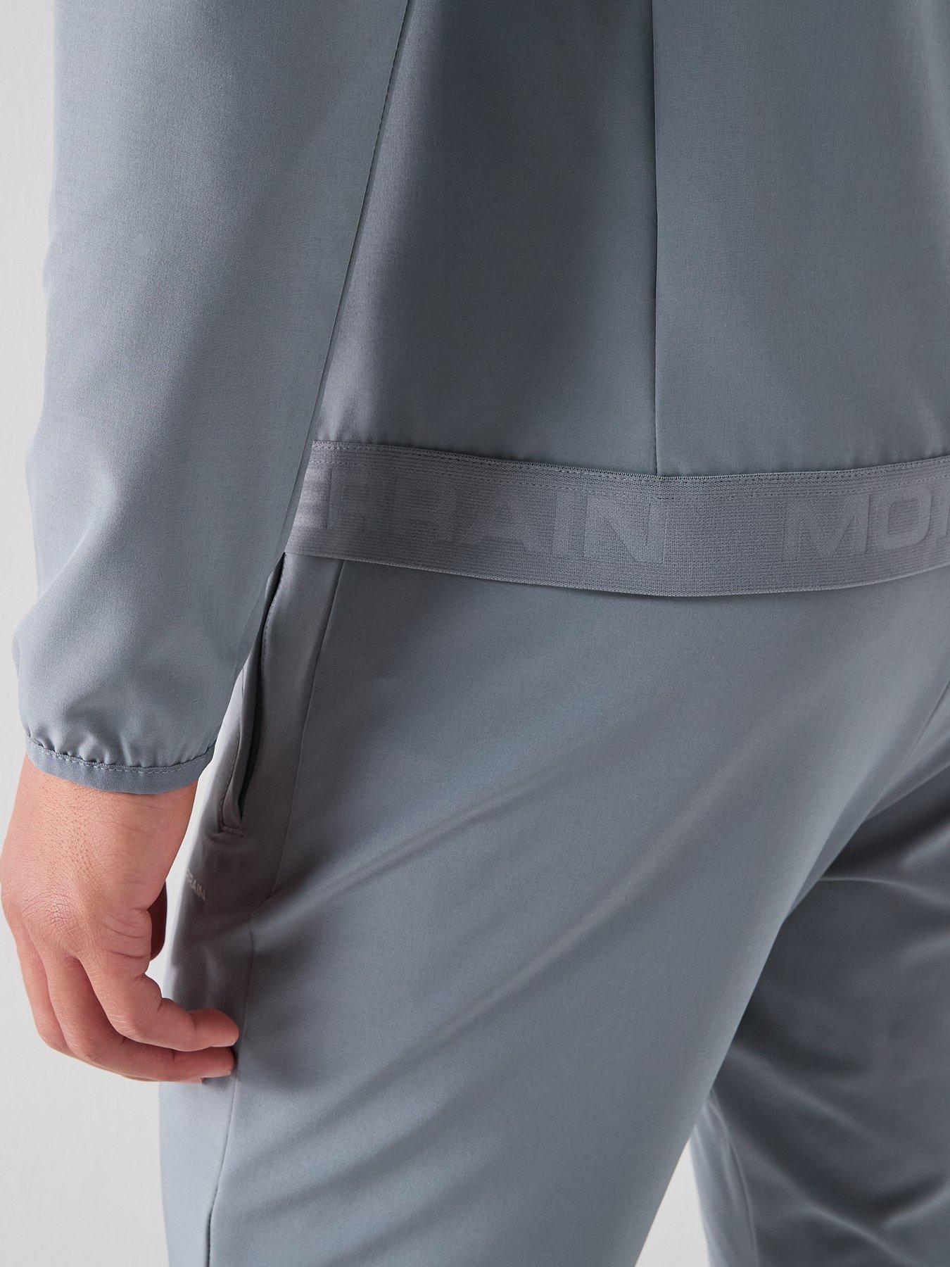  image of monterrain-mens-form-woven-running-jacket-grey