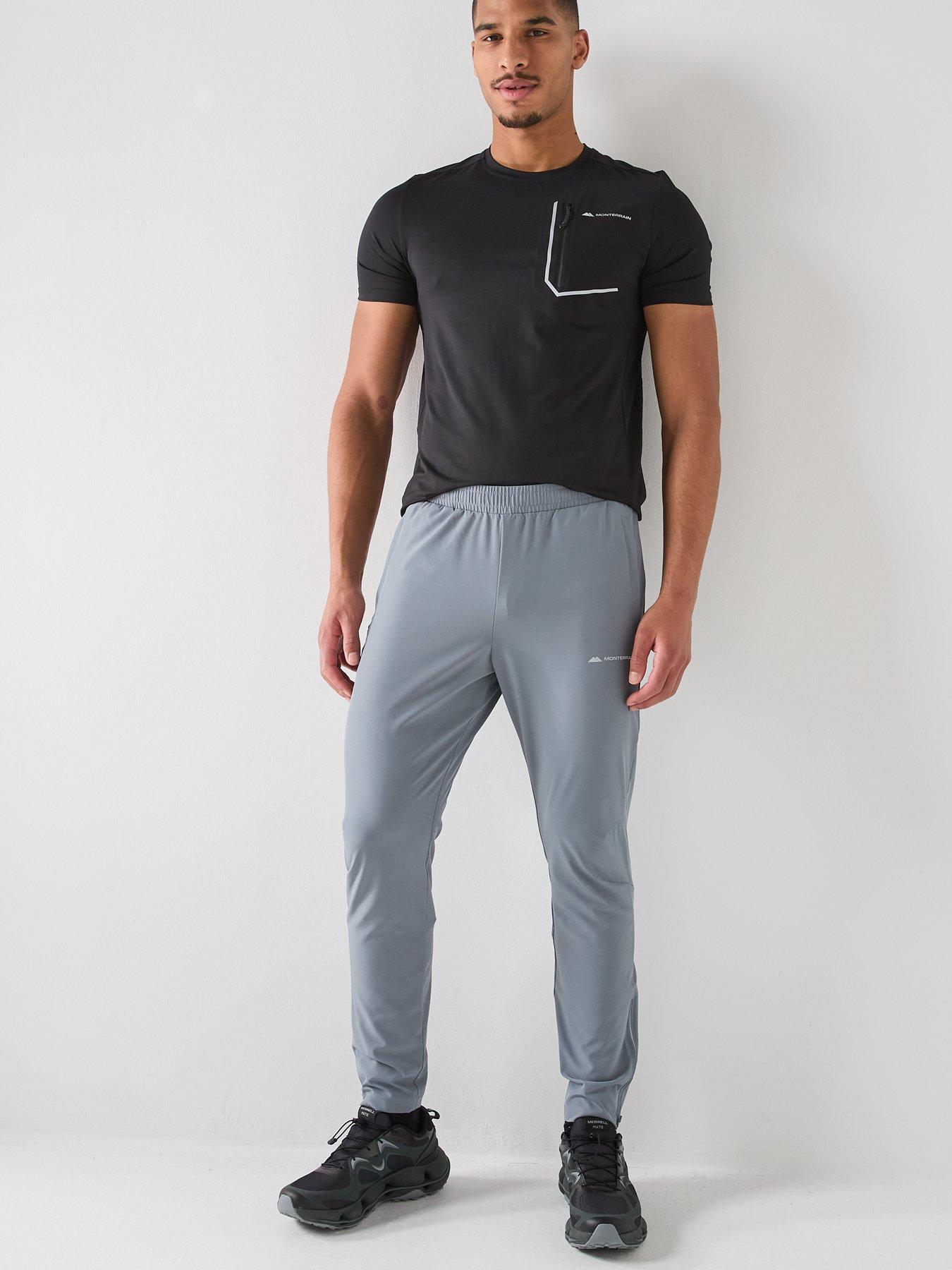 Image 5 of 6 of Monterrain Mens Form Woven Running Pant - Grey
