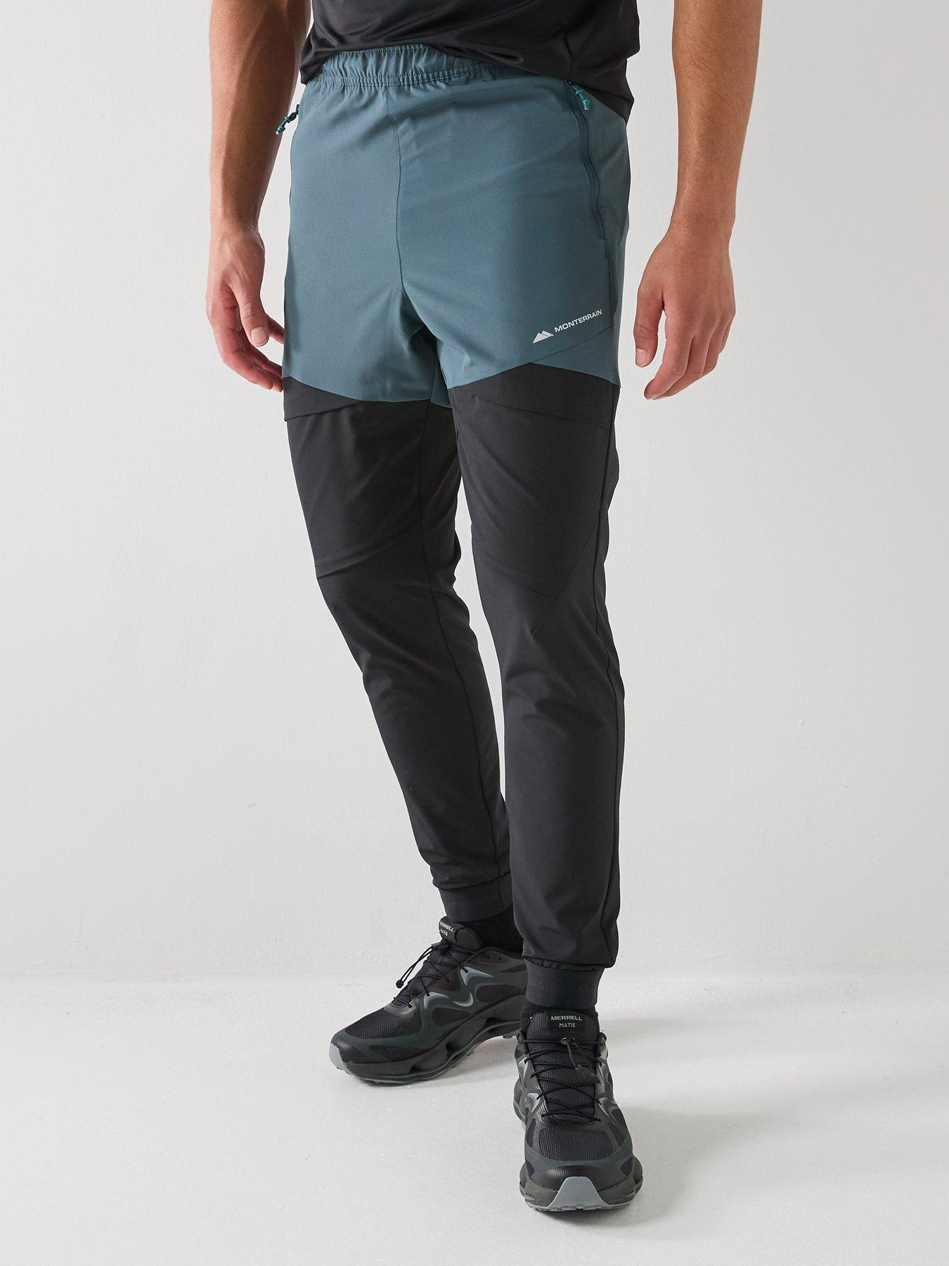  image of monterrain-mens-vault-woven-running-pant-black