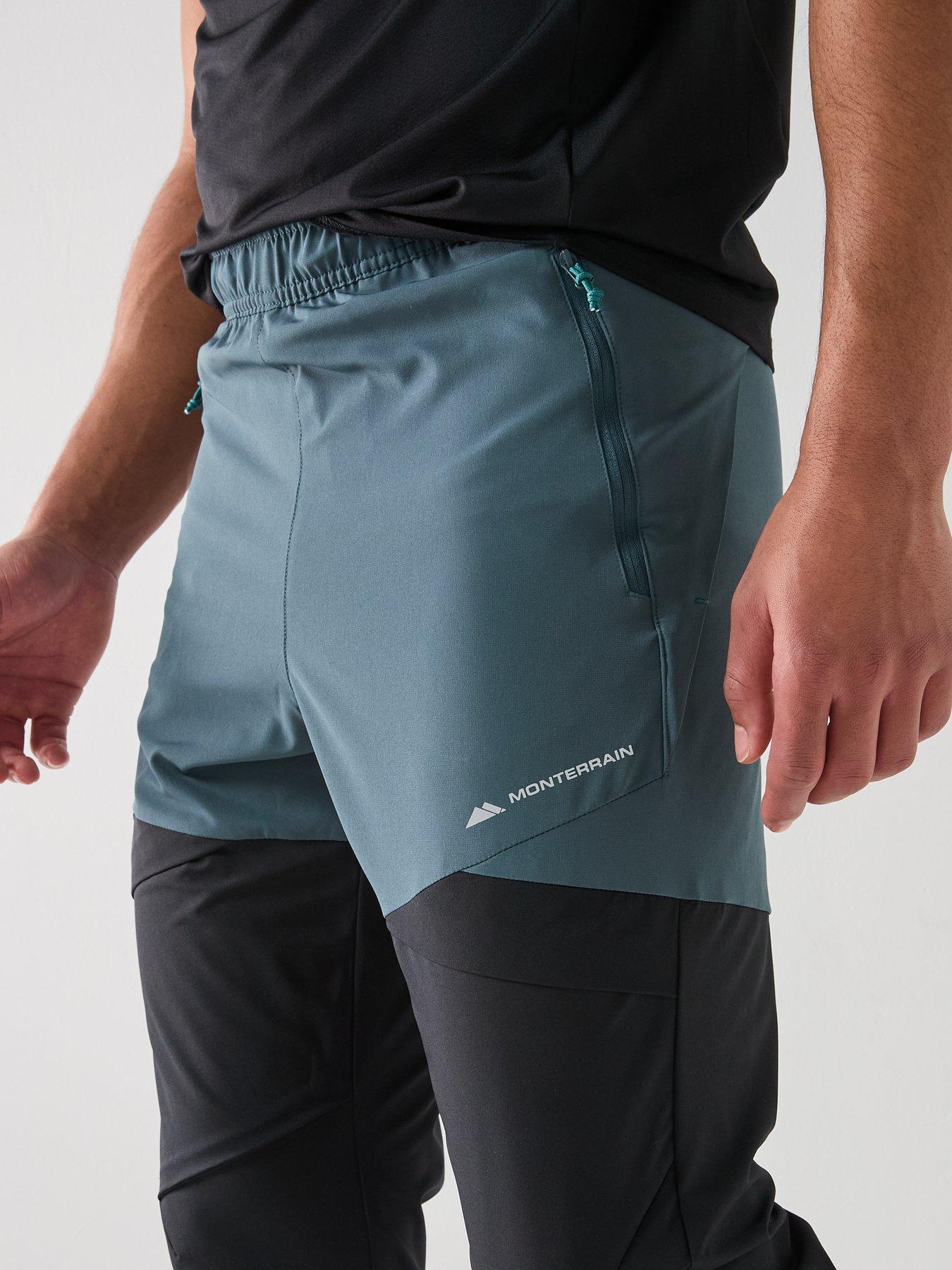  image of monterrain-mens-vault-woven-running-pant-black