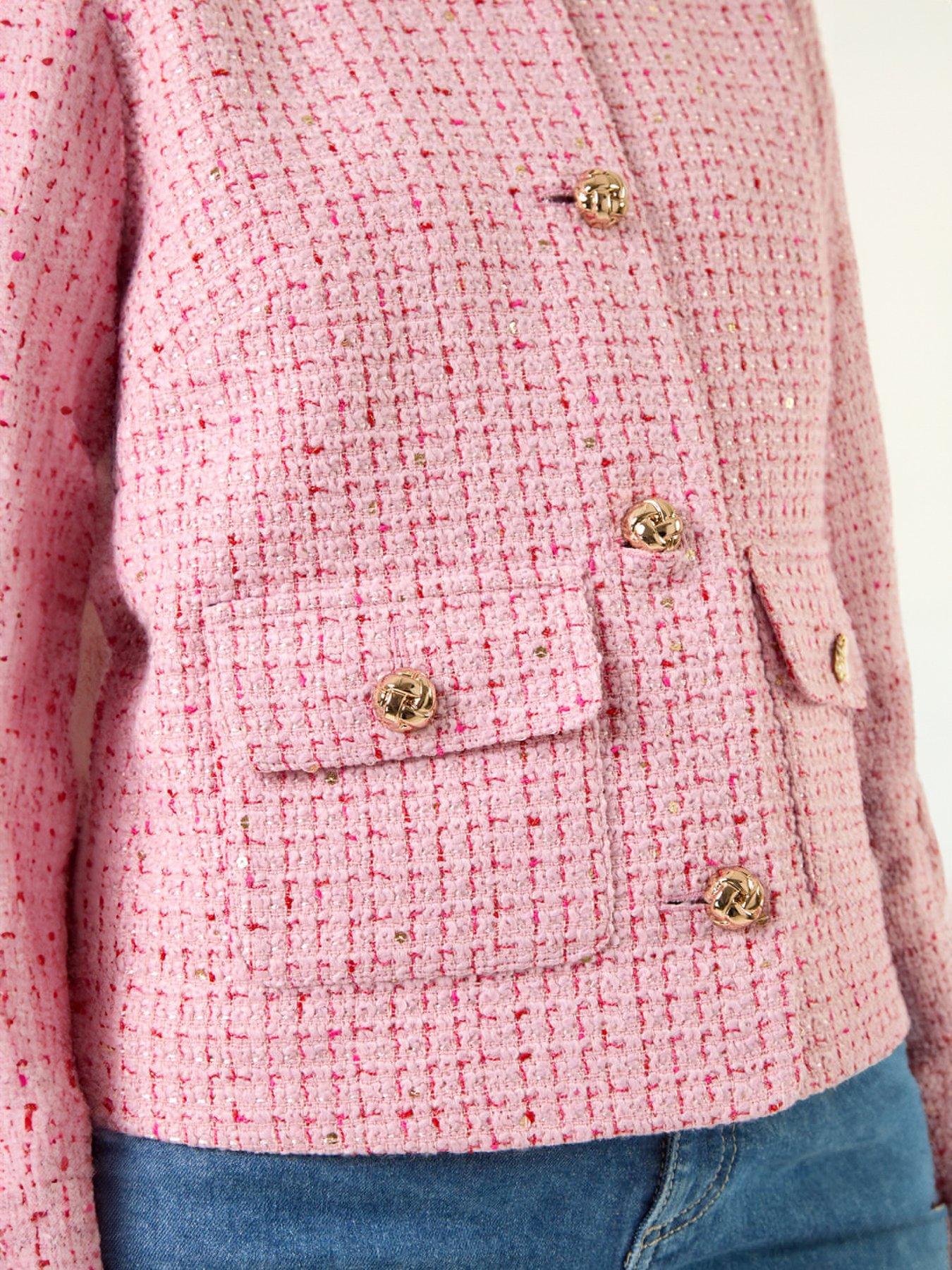  image of roman-sequin-boucle-jacket