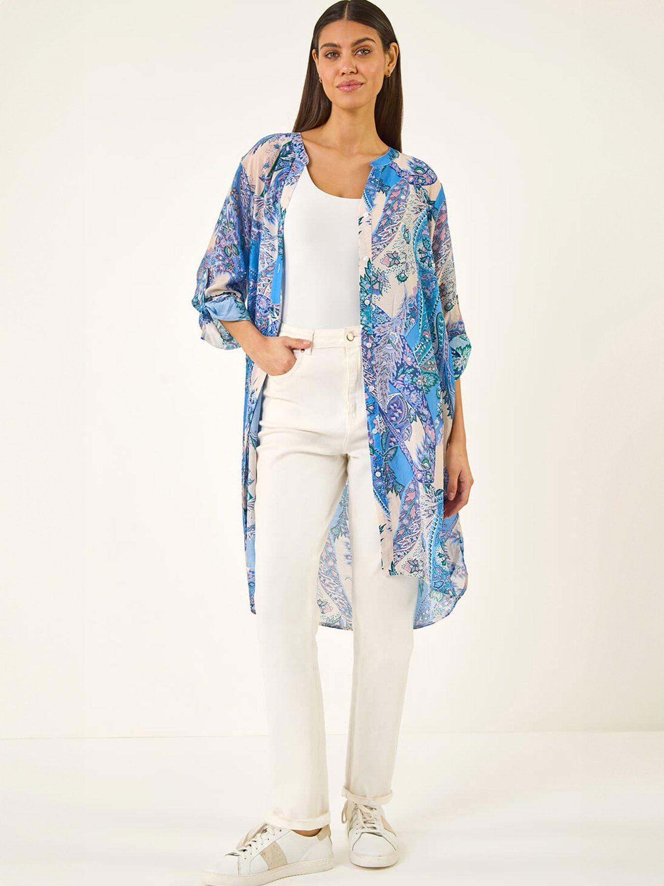  image of roman-paisley-print-longline-blouse