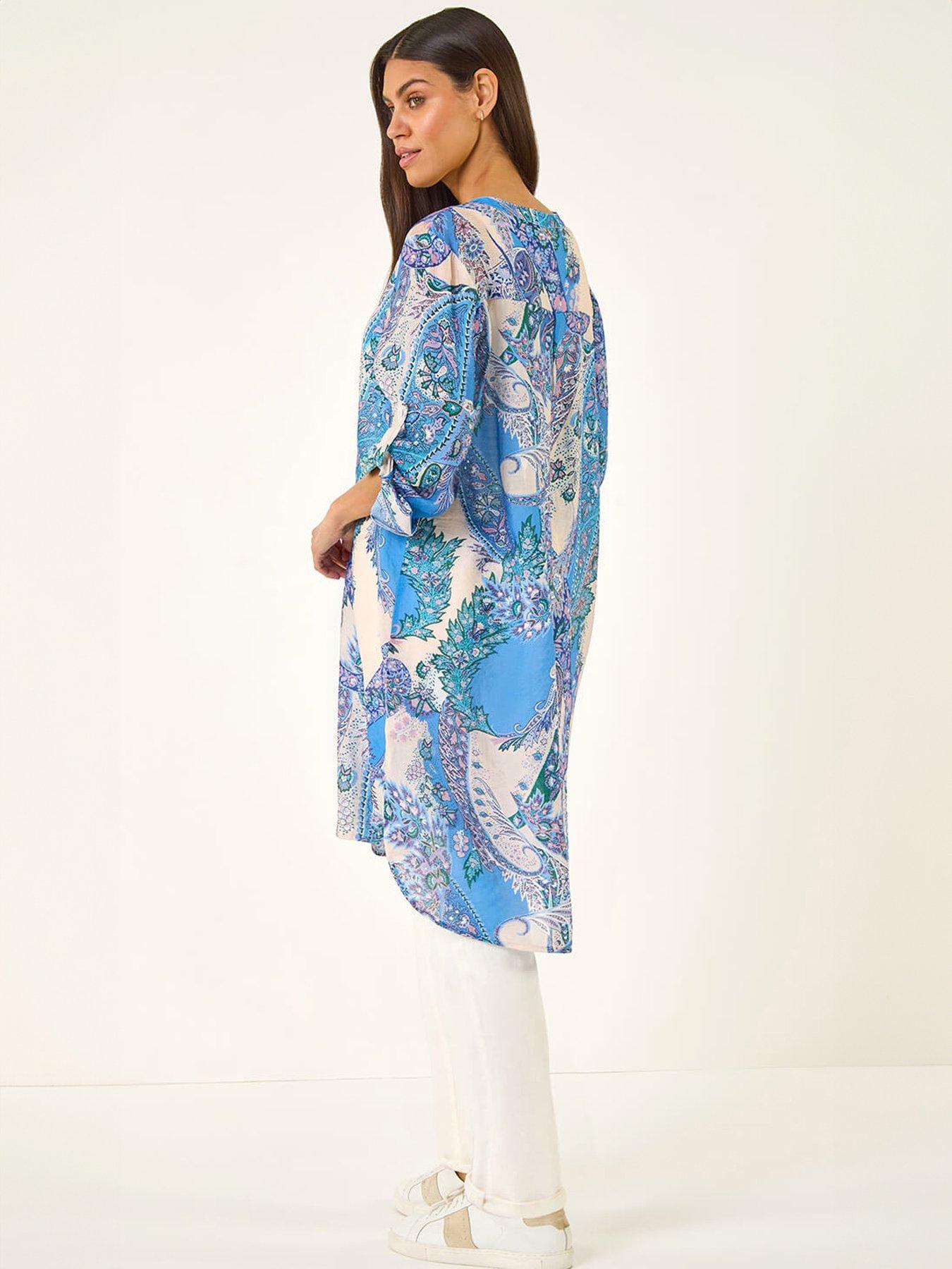 stillFront image of roman-paisley-print-longline-blouse