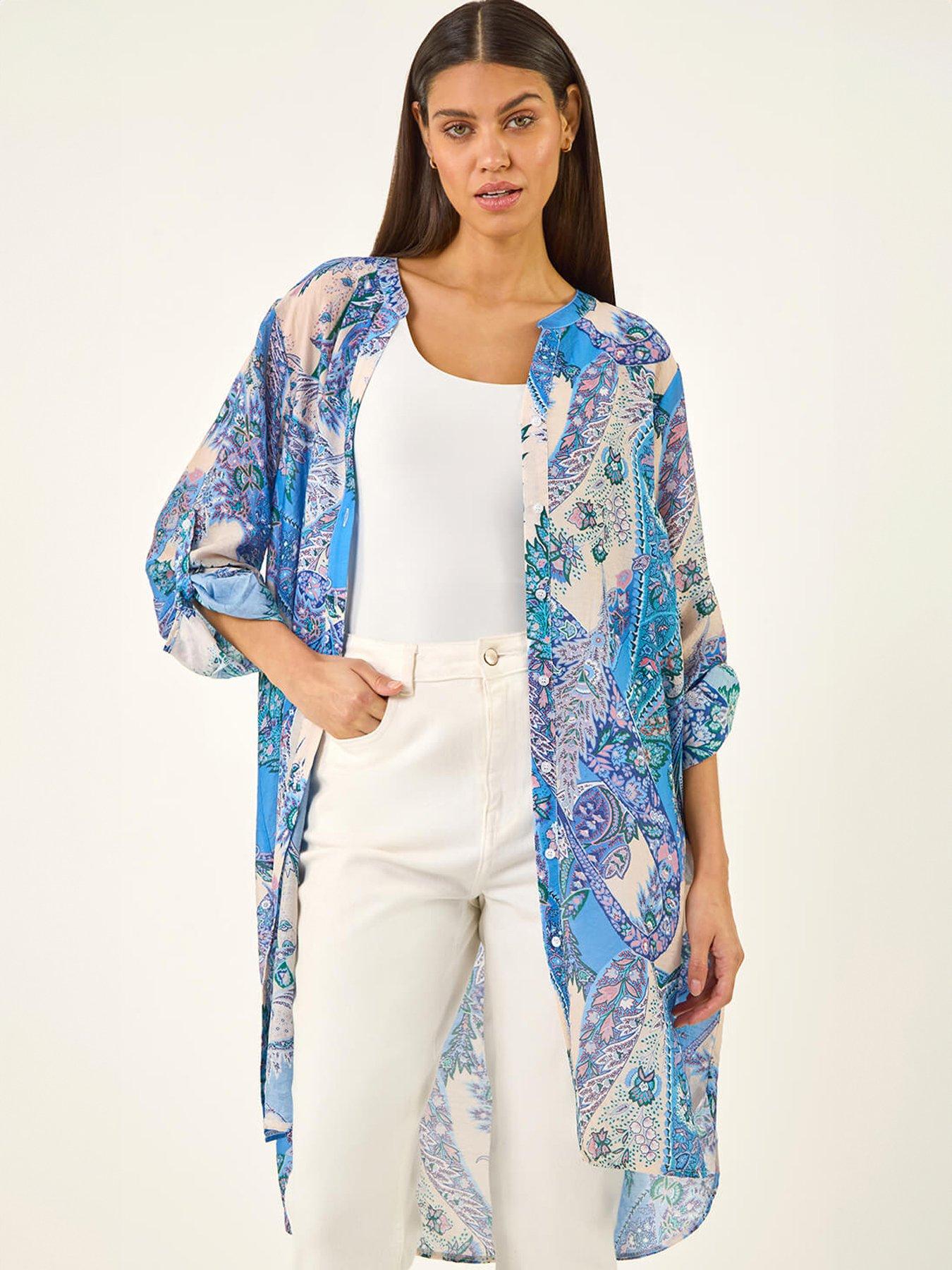  image of roman-paisley-print-longline-blouse
