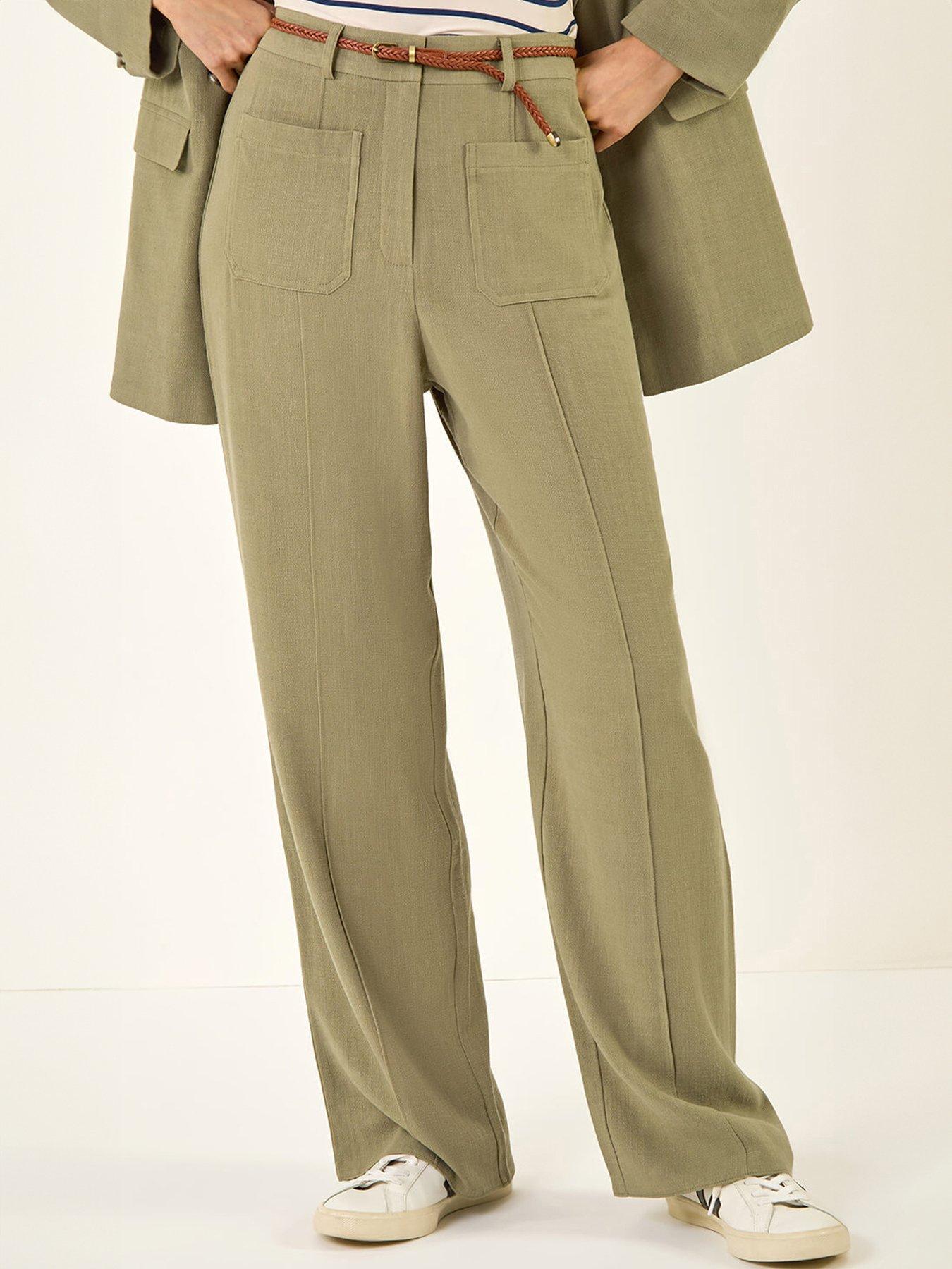  image of roman-sandlinen-belted-trouser