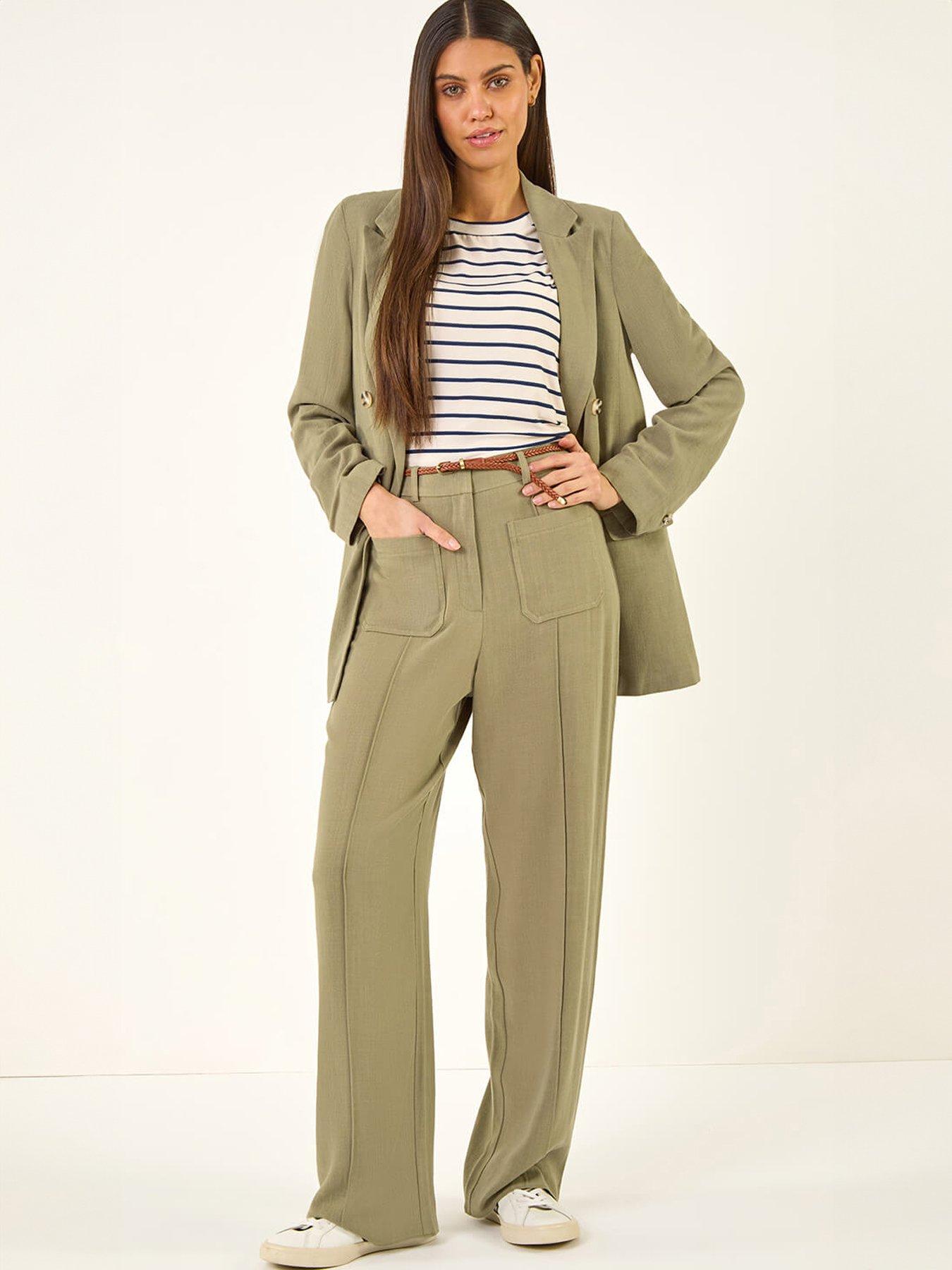  image of roman-sandlinen-belted-trouser