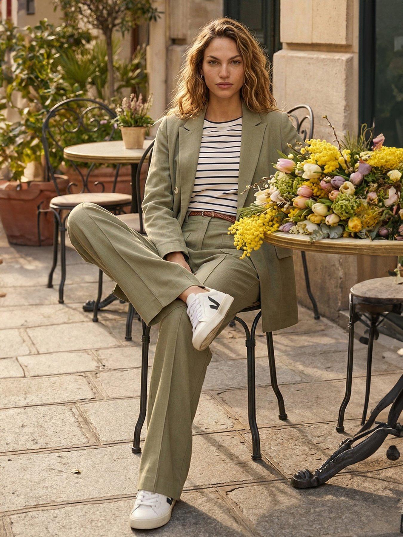  image of roman-sandlinen-belted-trouser