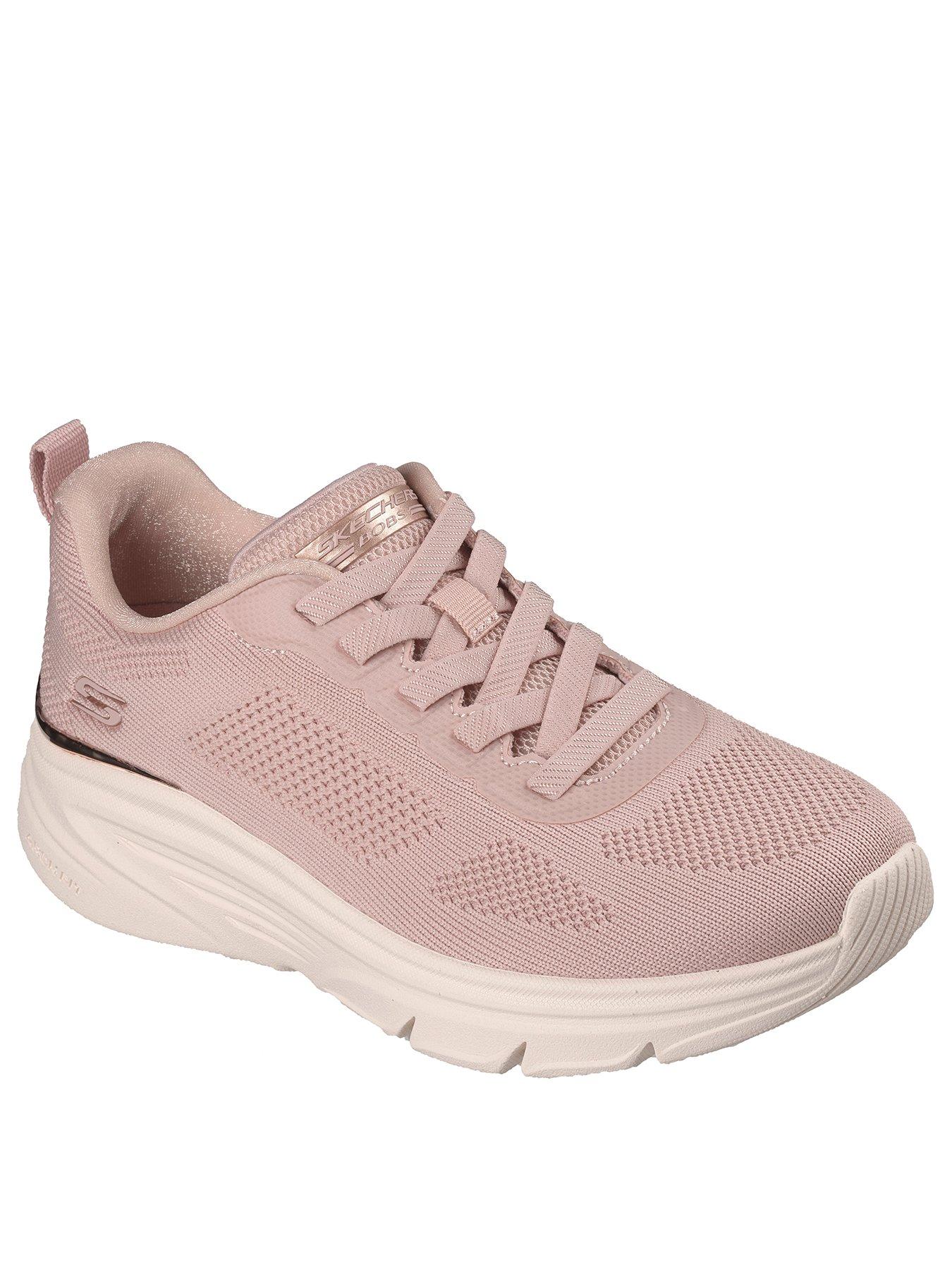 Image 2 of 6 of Skechers Bobs Arch Fit Elev8 Arch Fit Engineered Knit Bungee Sneaker - Blush