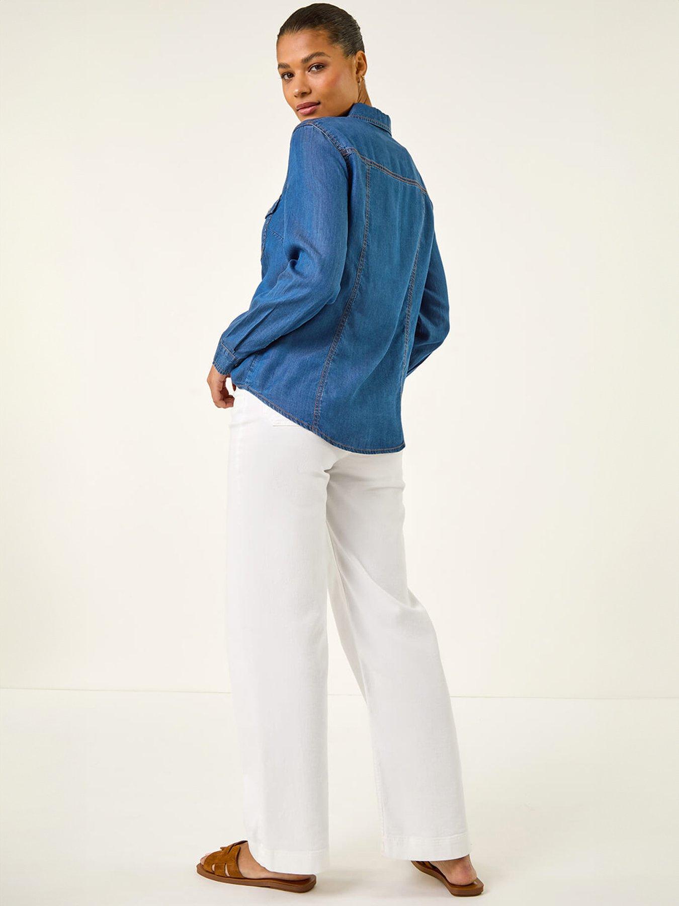 Image 2 of 5 of Roman Denim Pocket Front Shirt
