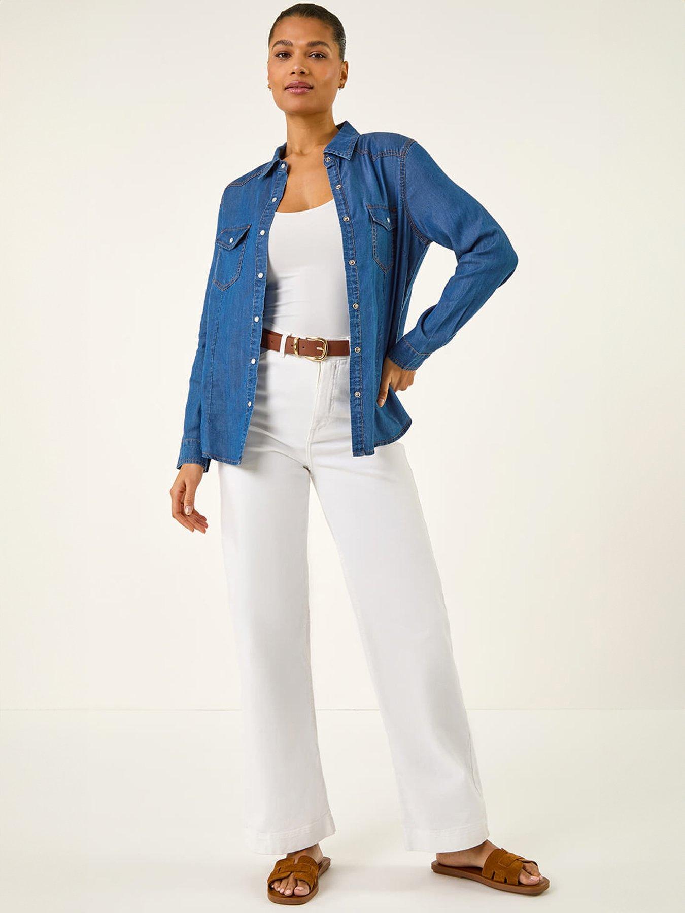 Image 3 of 5 of Roman Denim Pocket Front Shirt