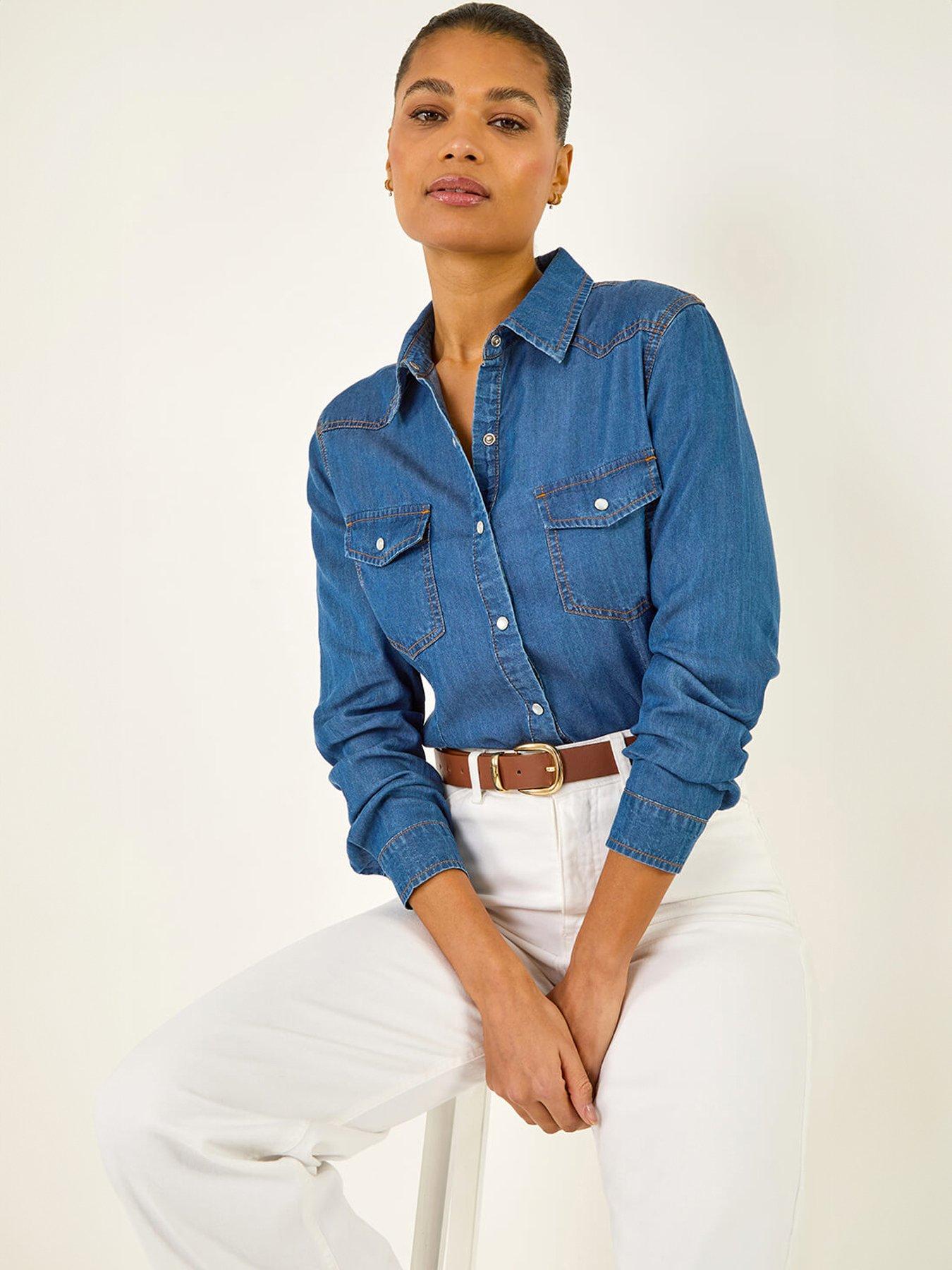 Image 4 of 5 of Roman Denim Pocket Front Shirt