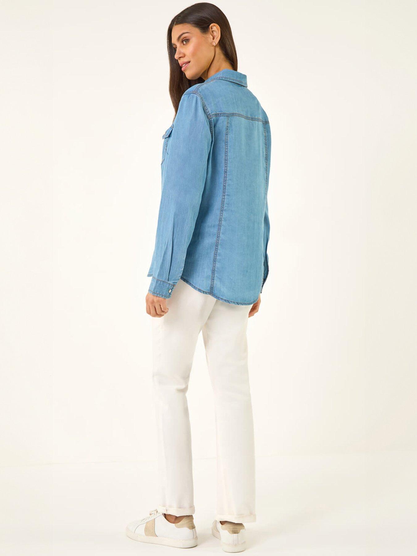  image of roman-denim-pocket-front-shirt