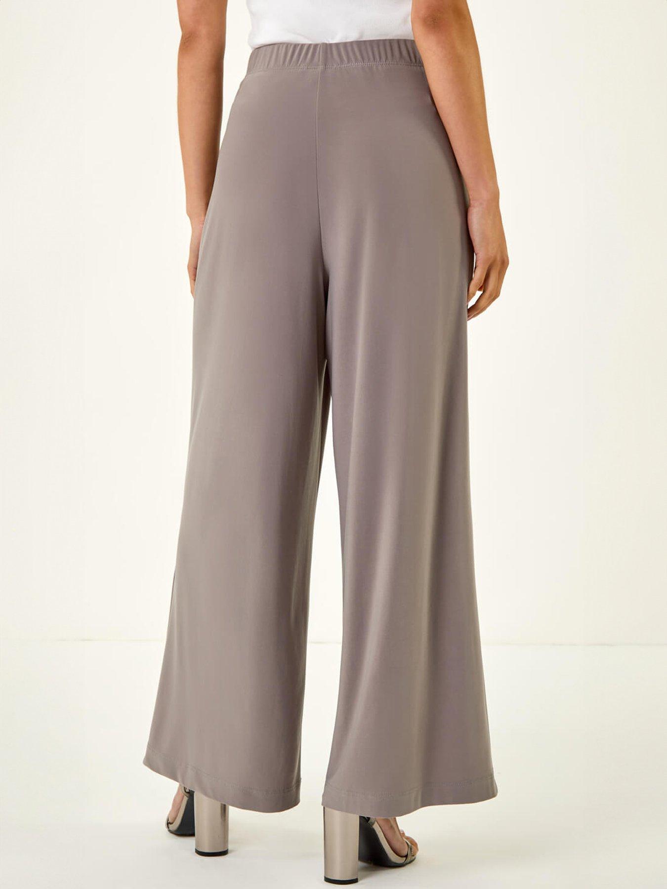  image of roman-petite-wide-leg-stretch-trouser
